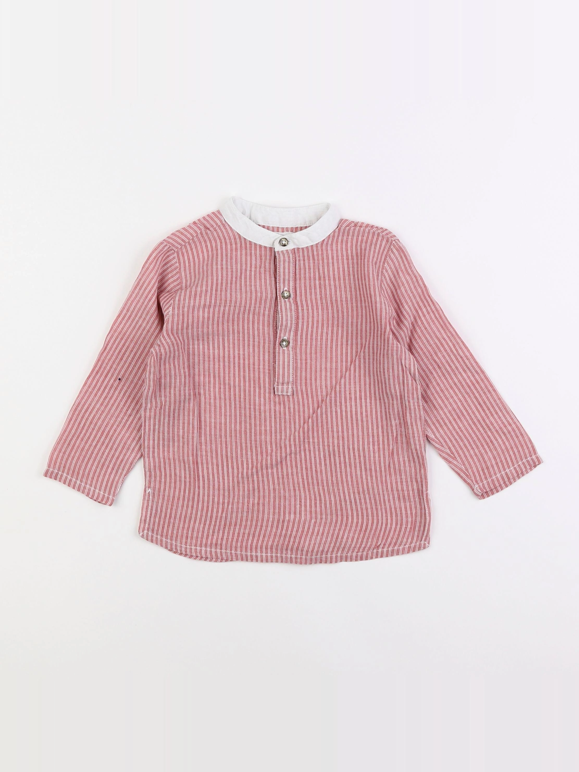 Boutchou - chemise rouge - 2 ans