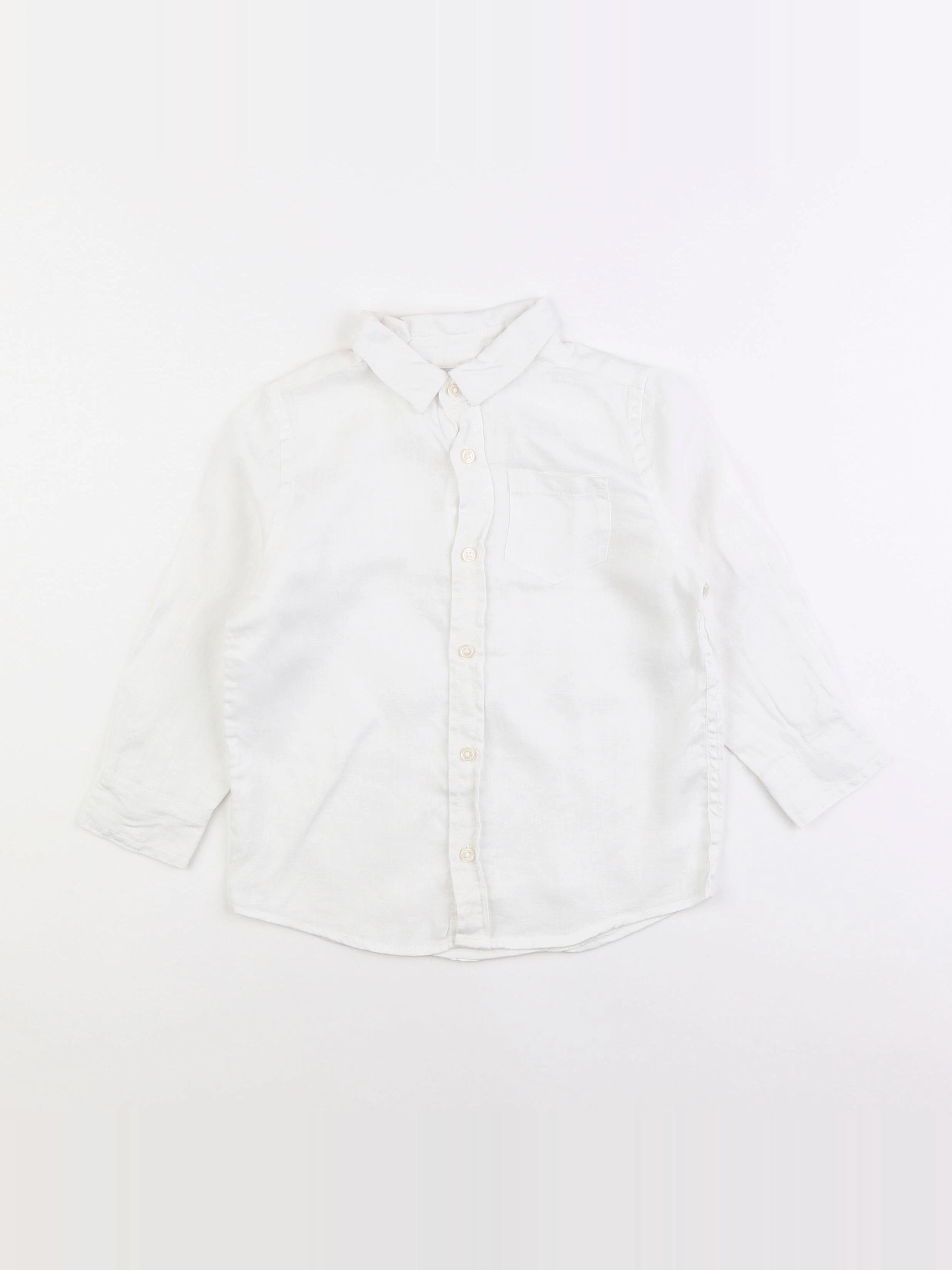 Monoprix - chemise blanc - 3 ans