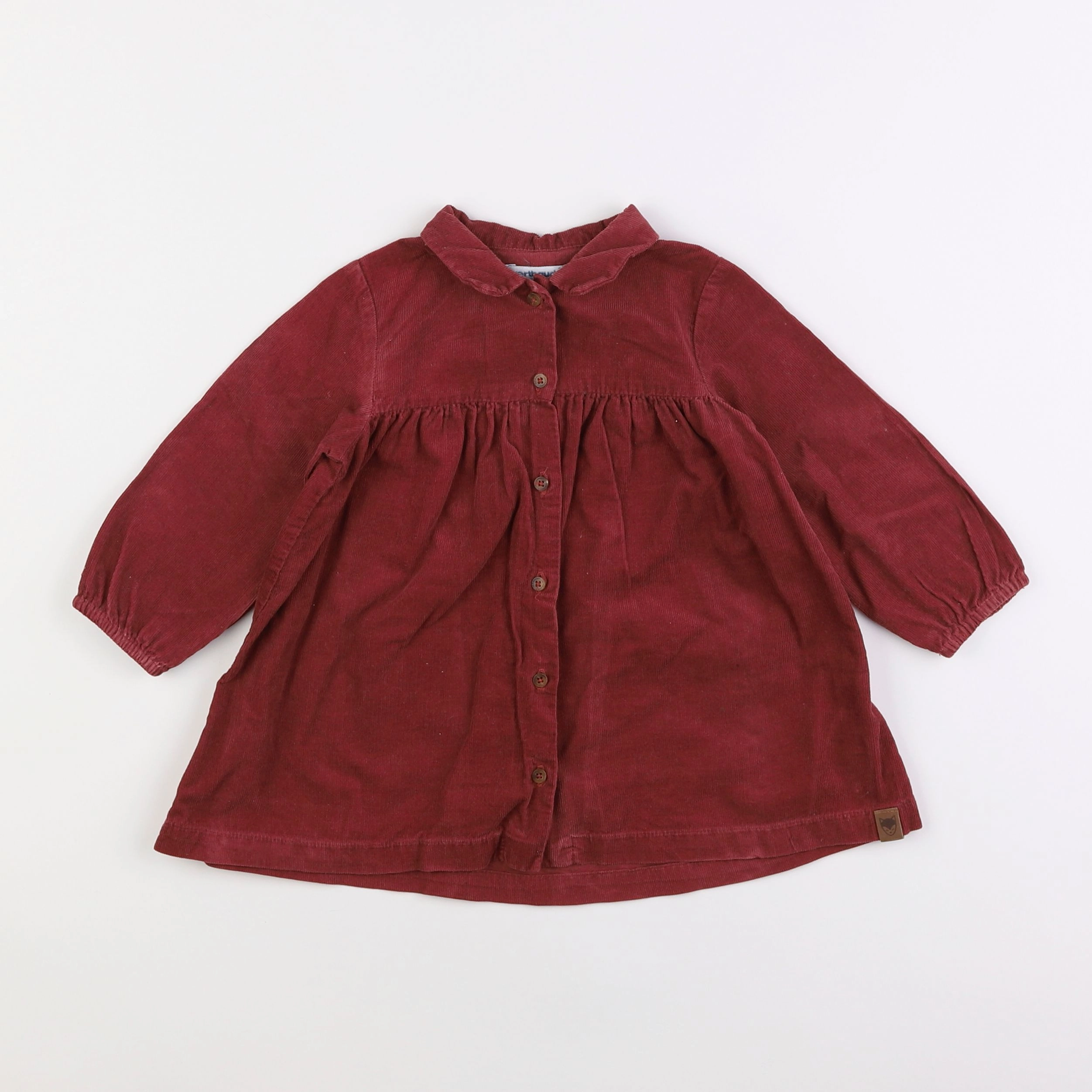 Vertbaudet - robe rouge - 18 mois