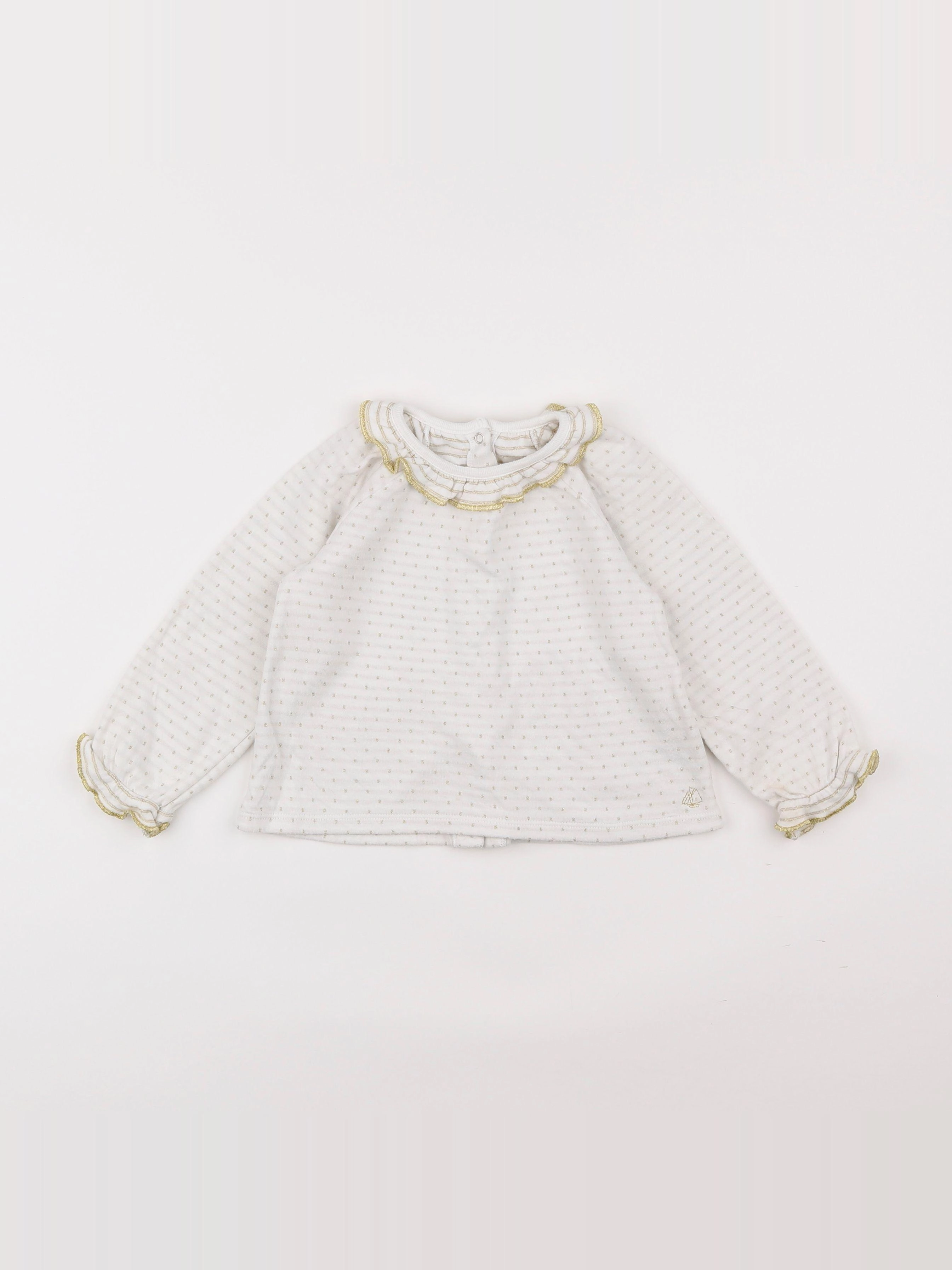 Petit Bateau - tee-shirt beige, or - 18 mois