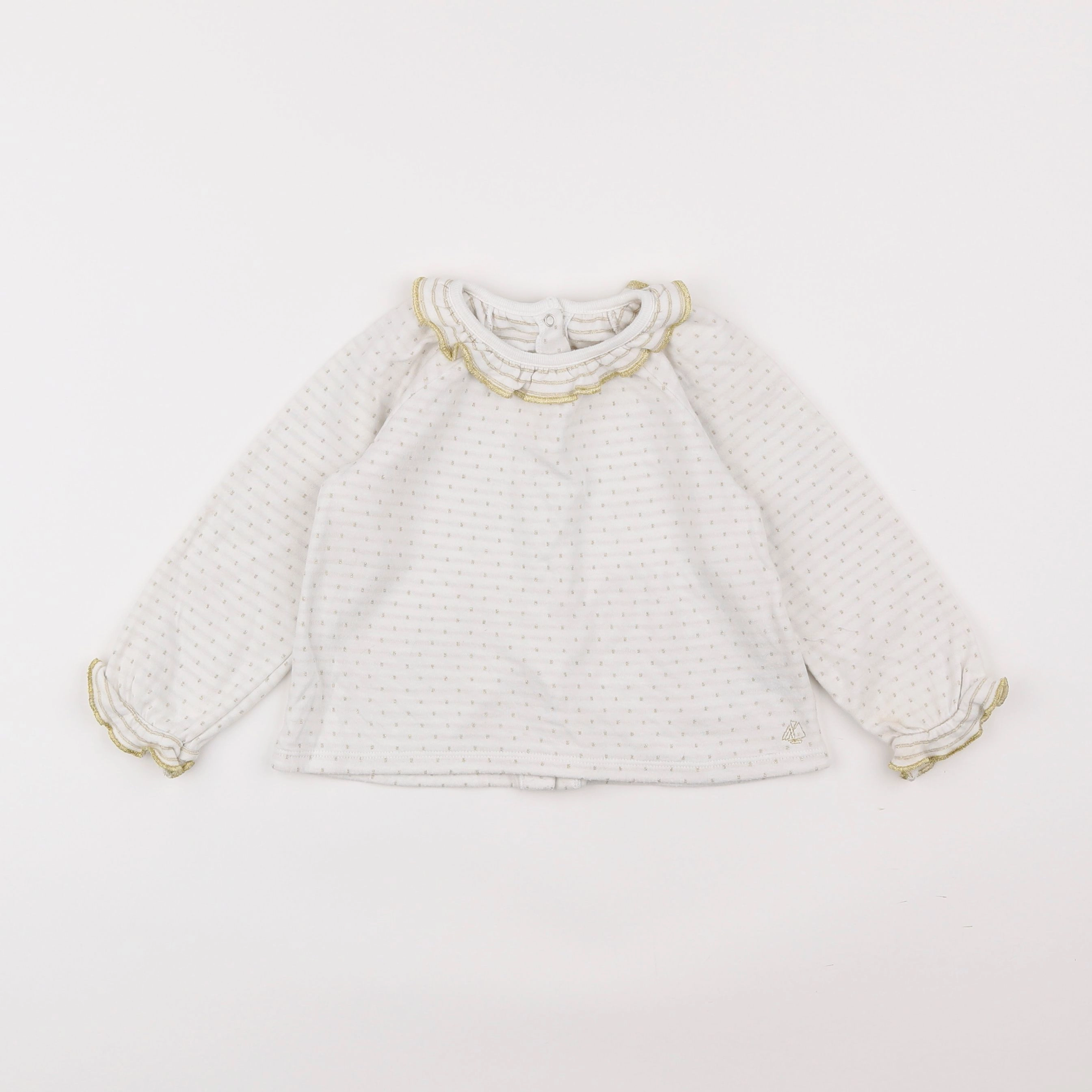 Petit Bateau - tee-shirt beige, or - 18 mois