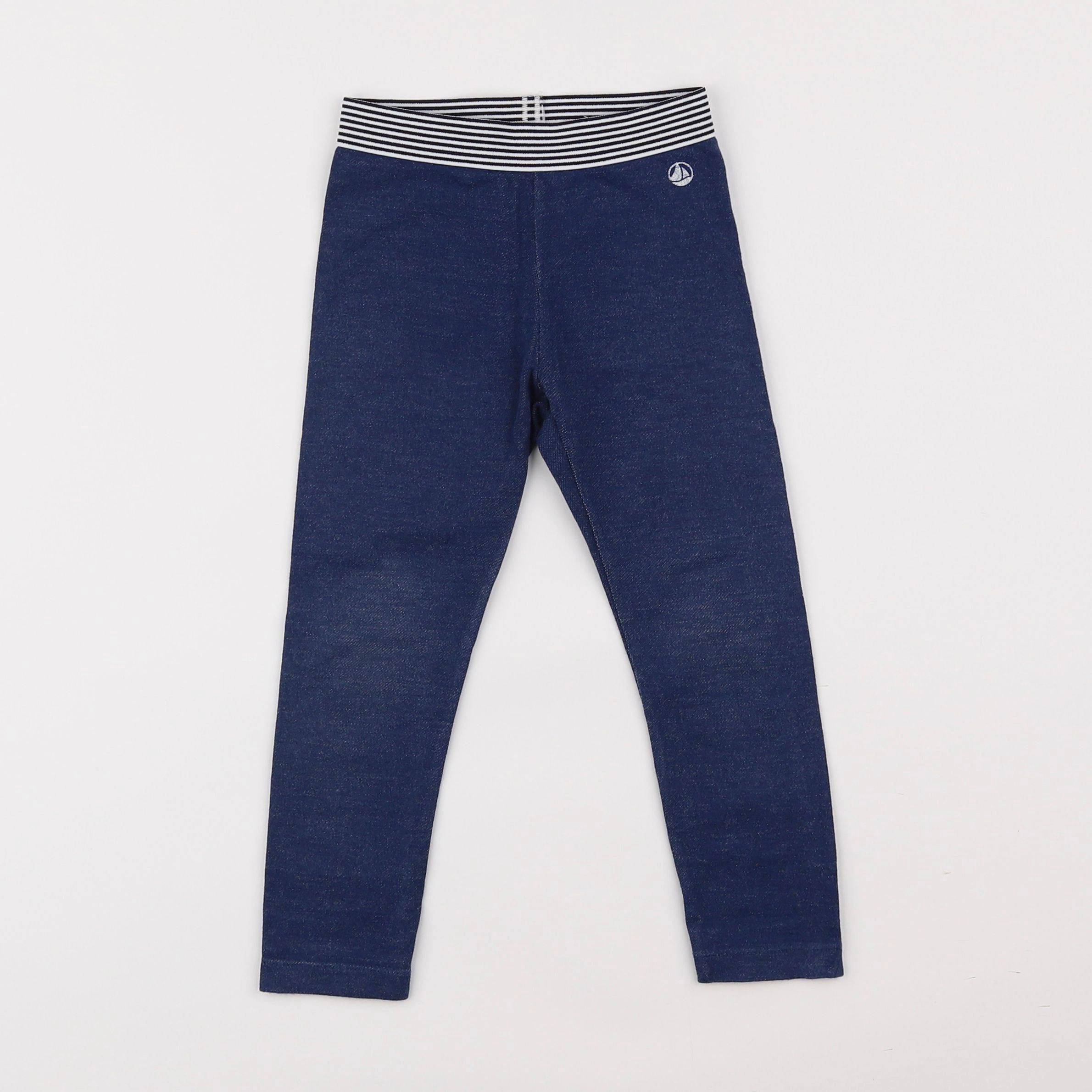 Petit Bateau - legging bleu - 3 ans