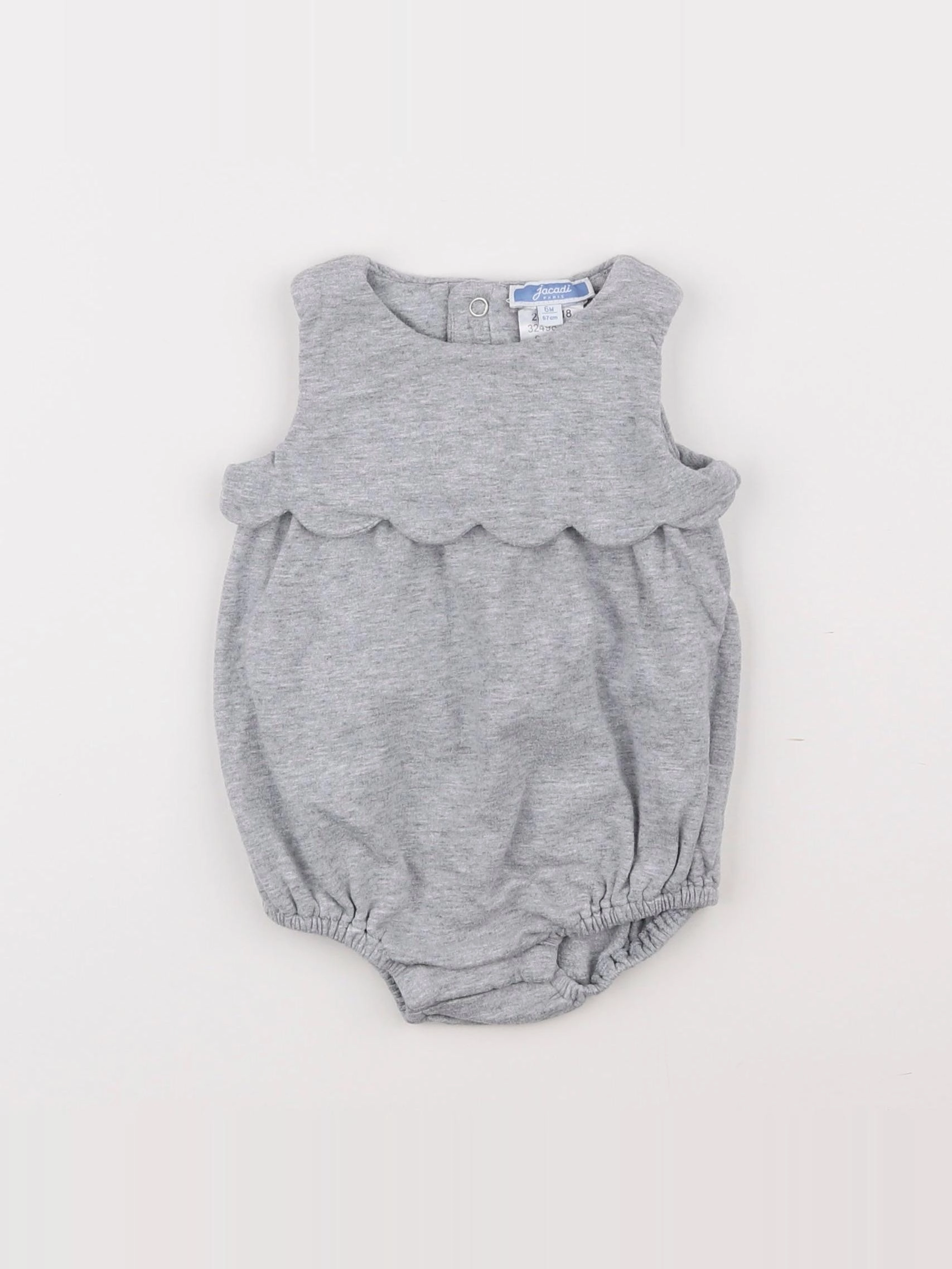 Jacadi - combinaison gris - 6 mois