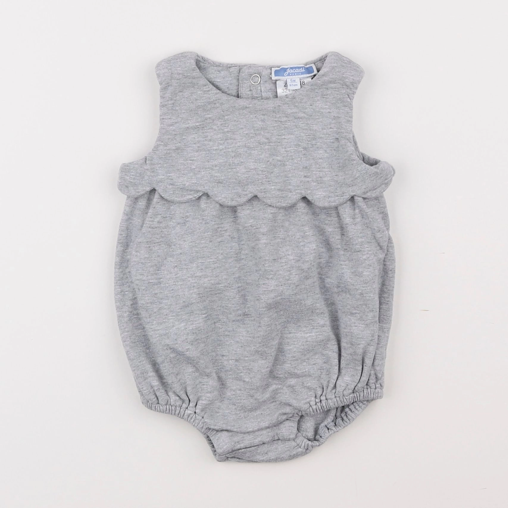 Jacadi - combinaison gris - 6 mois