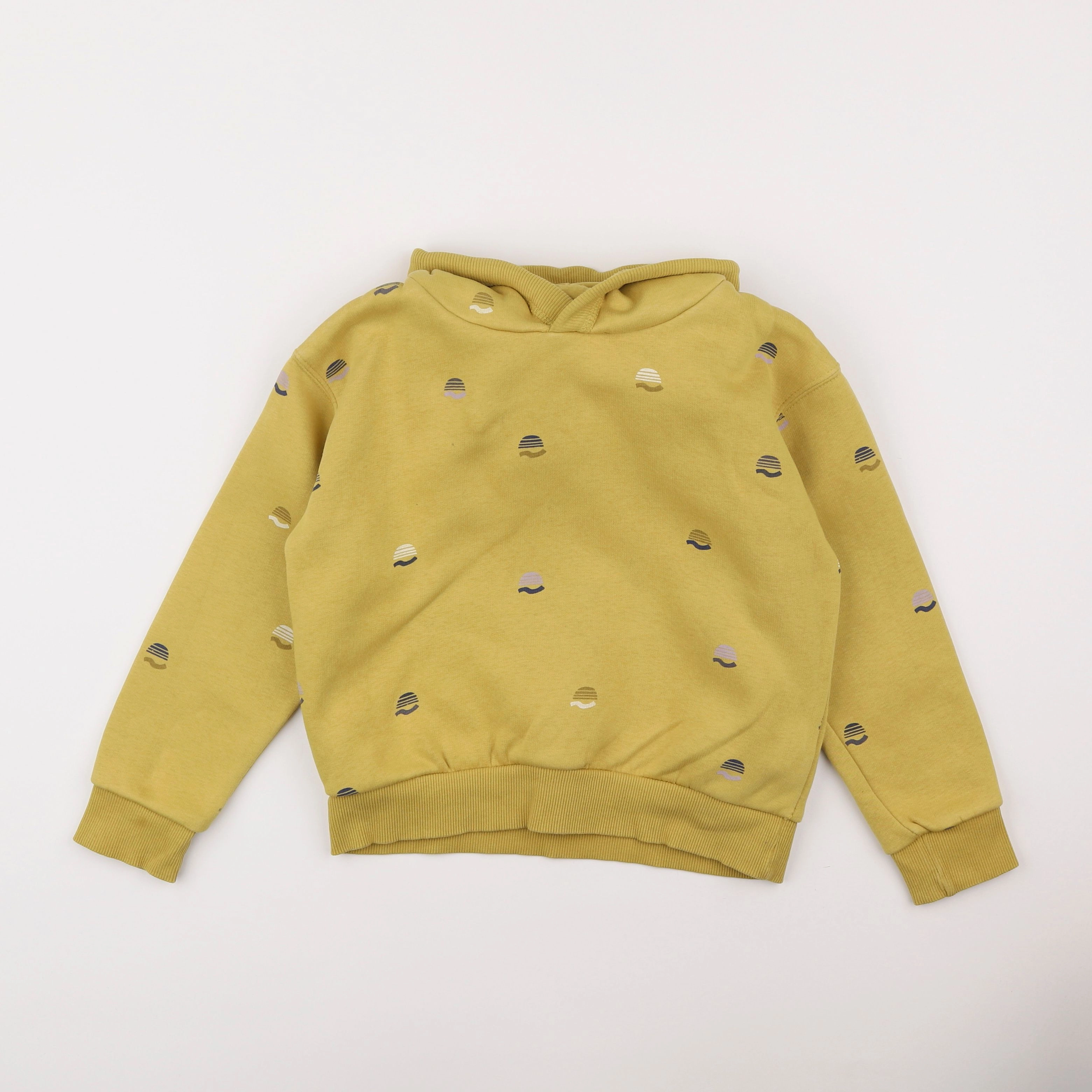 Tape à l'oeil - sweat jaune - 6 ans