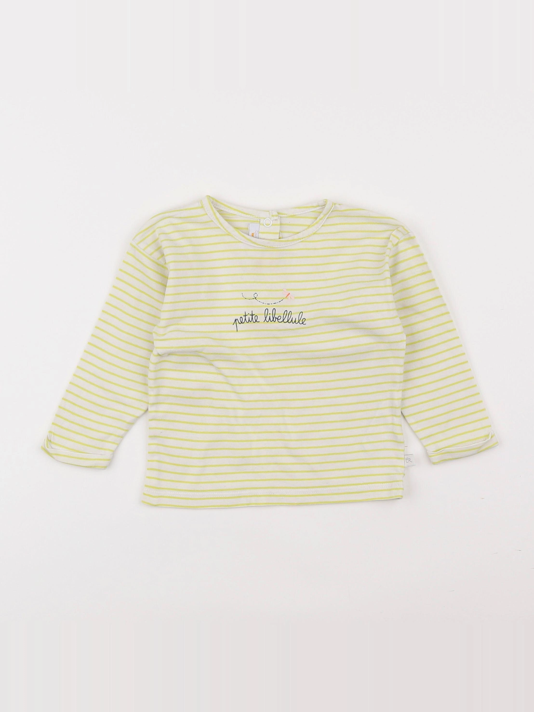 Cadet Rousselle - tee-shirt jaune - 18 mois