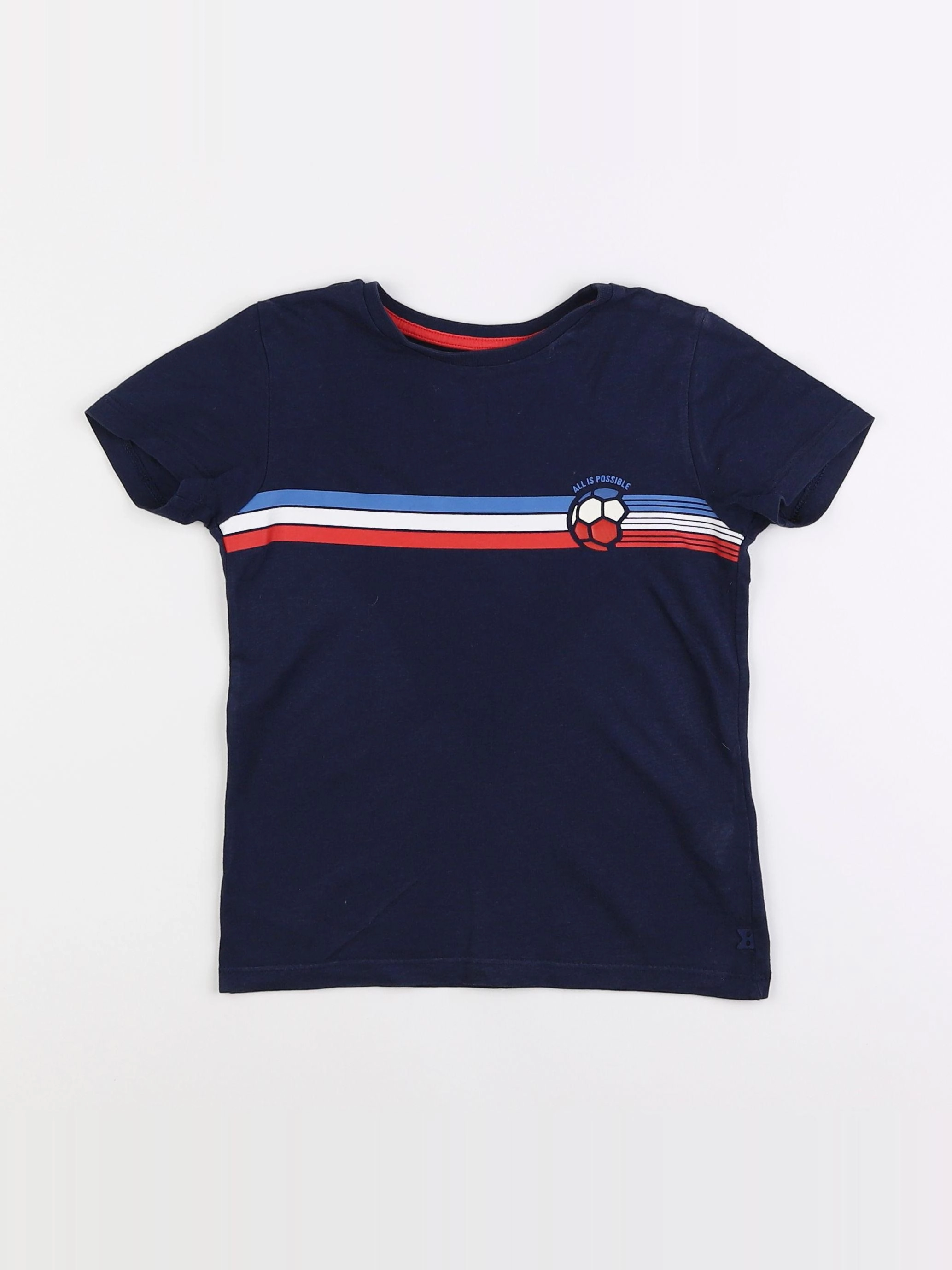 Okaidi - tee-shirt bleu - 4 ans
