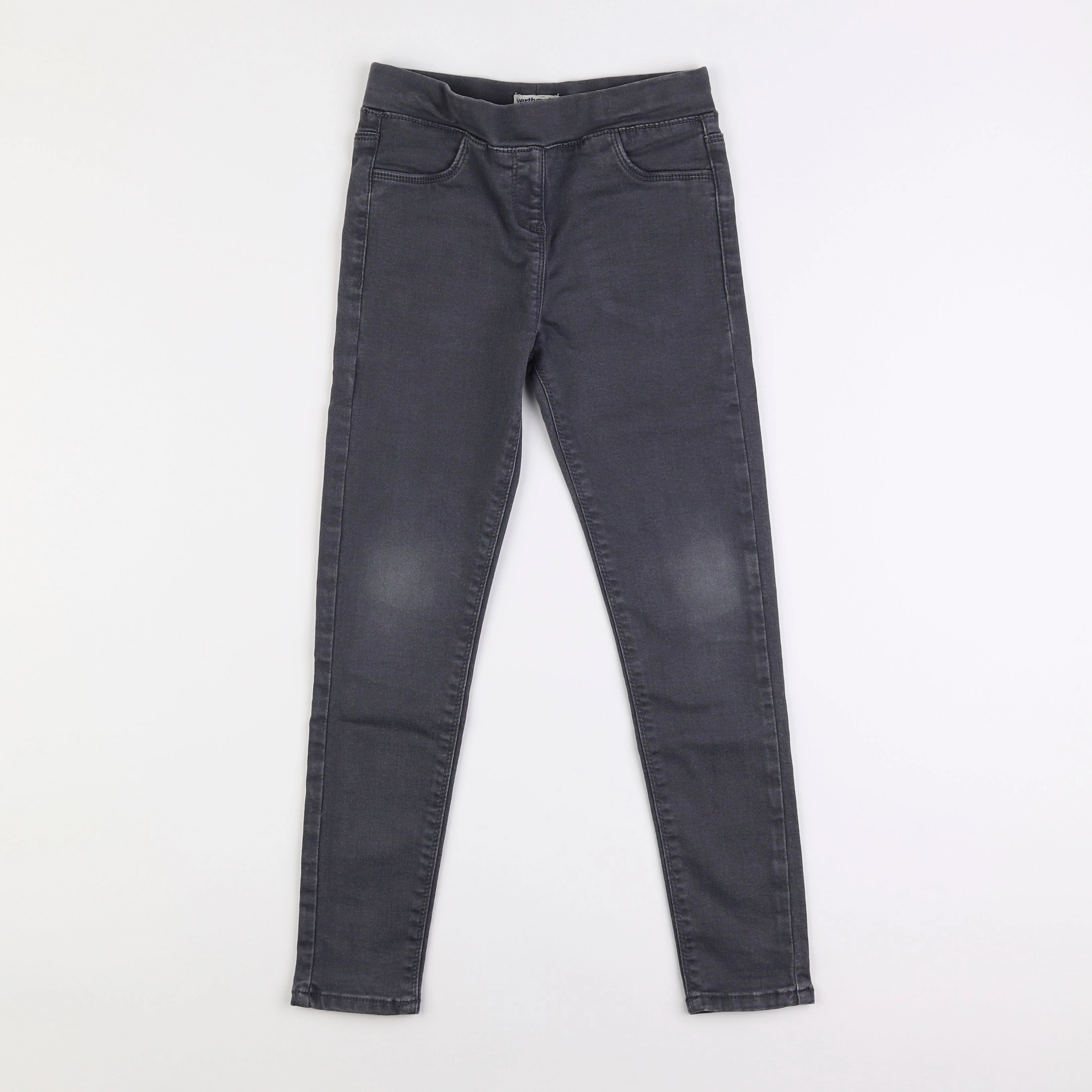 Vertbaudet - jegging gris - 9 ans