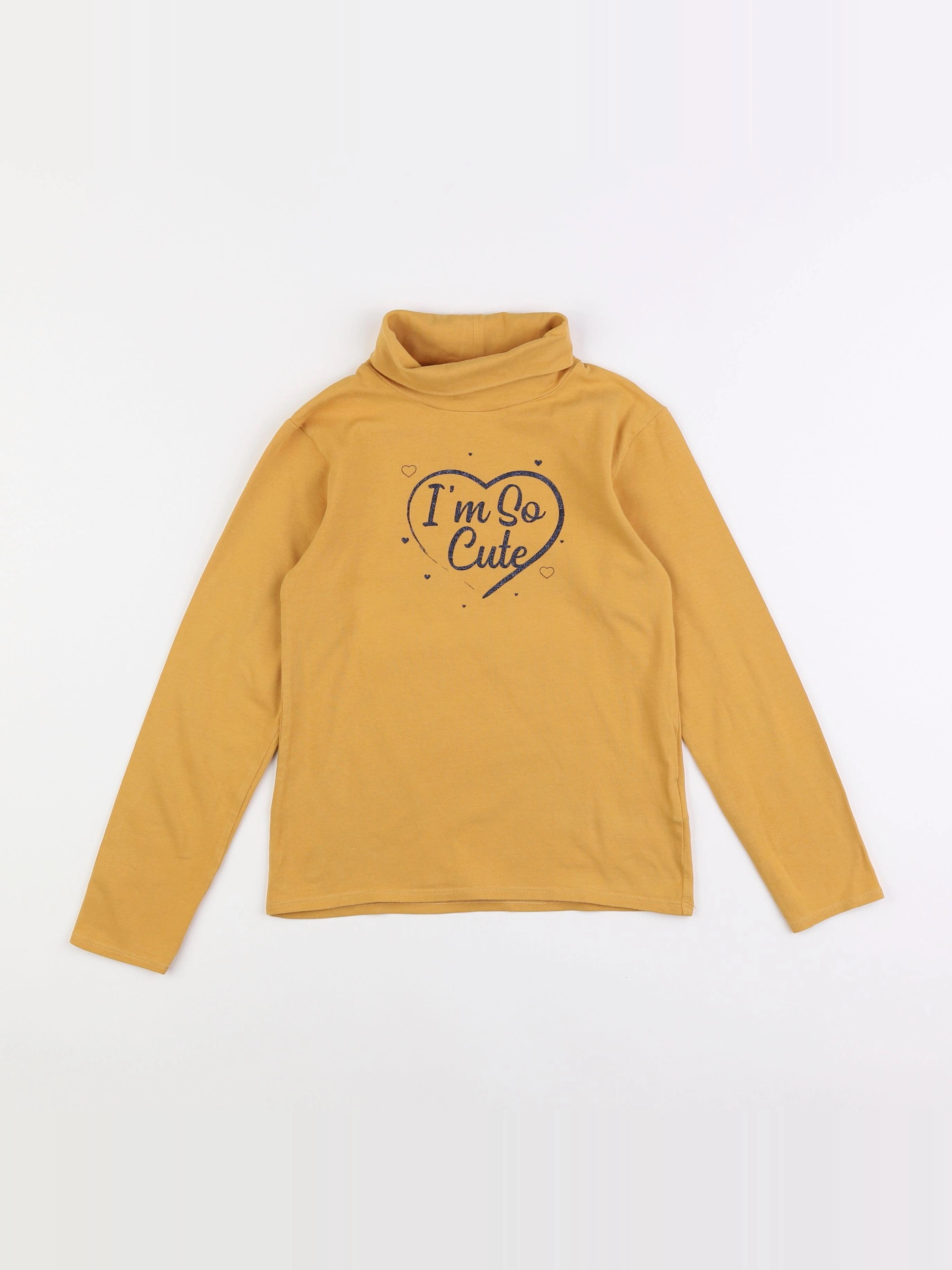 Vertbaudet - sous-pull jaune - 8 ans