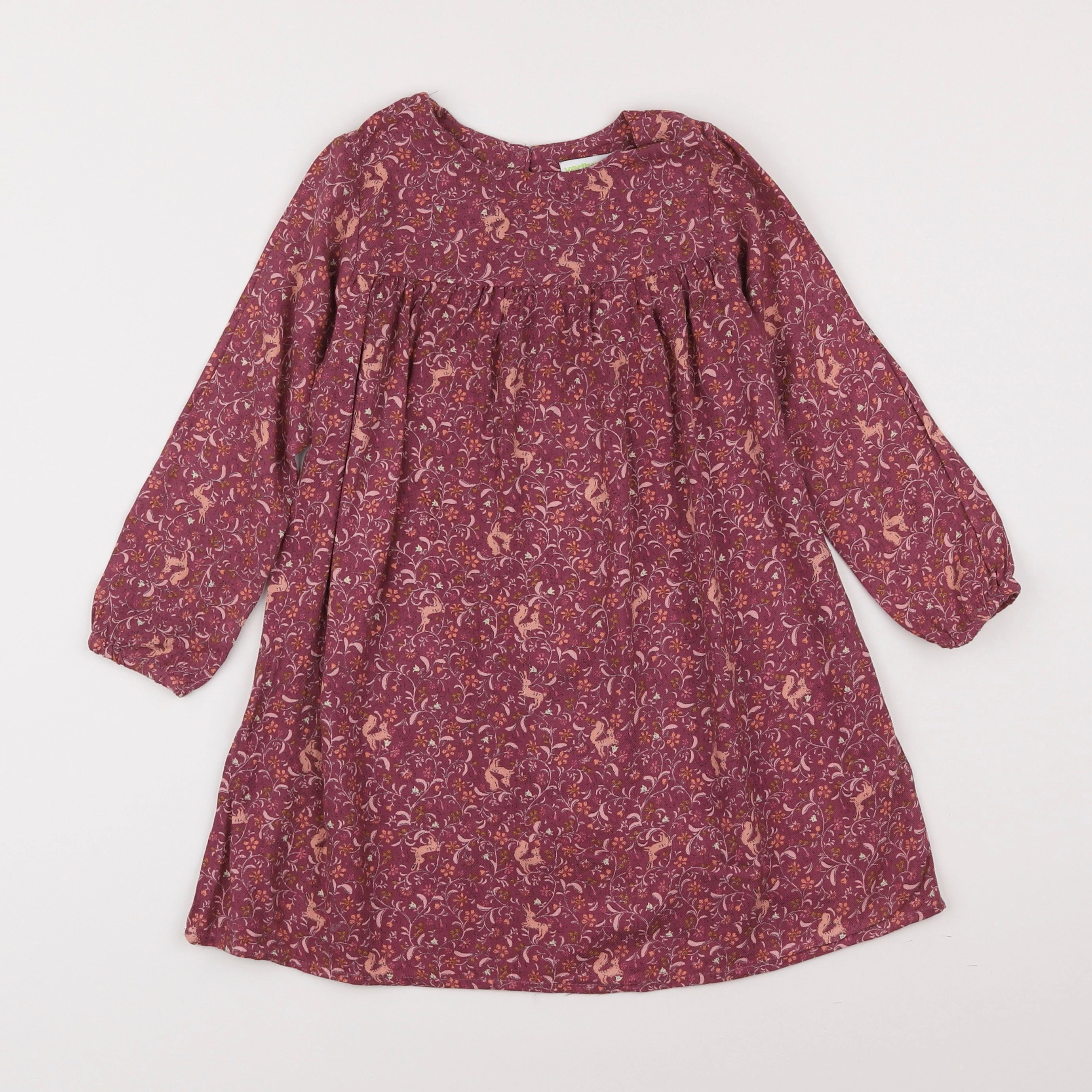 Vertbaudet - robe rose - 4 ans