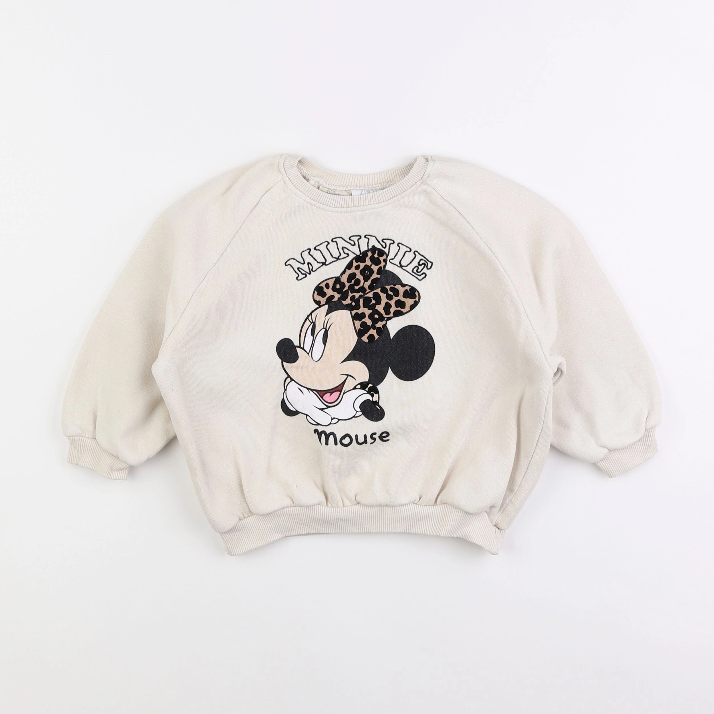 Zara - sweat beige - 3/4 ans