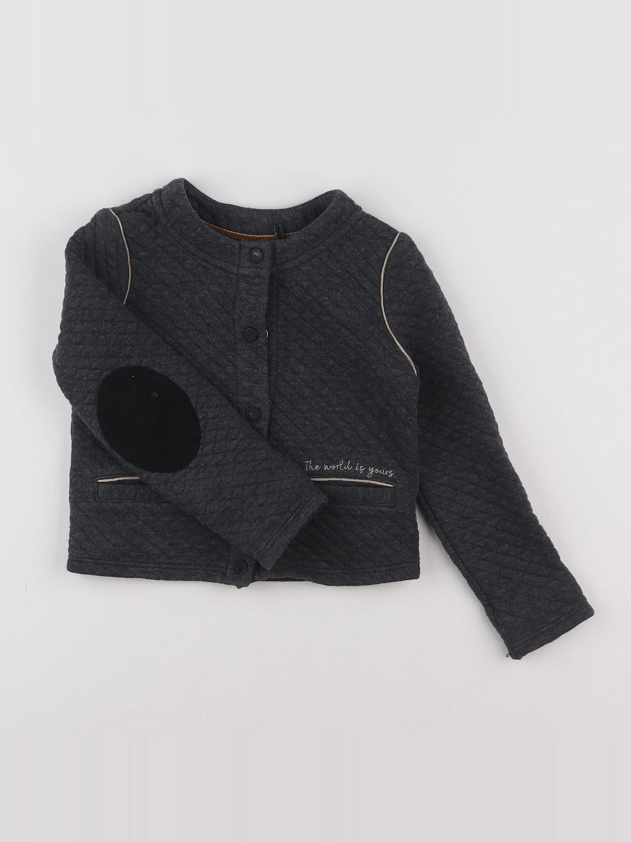 IKKS - sweat gris - 4 ans