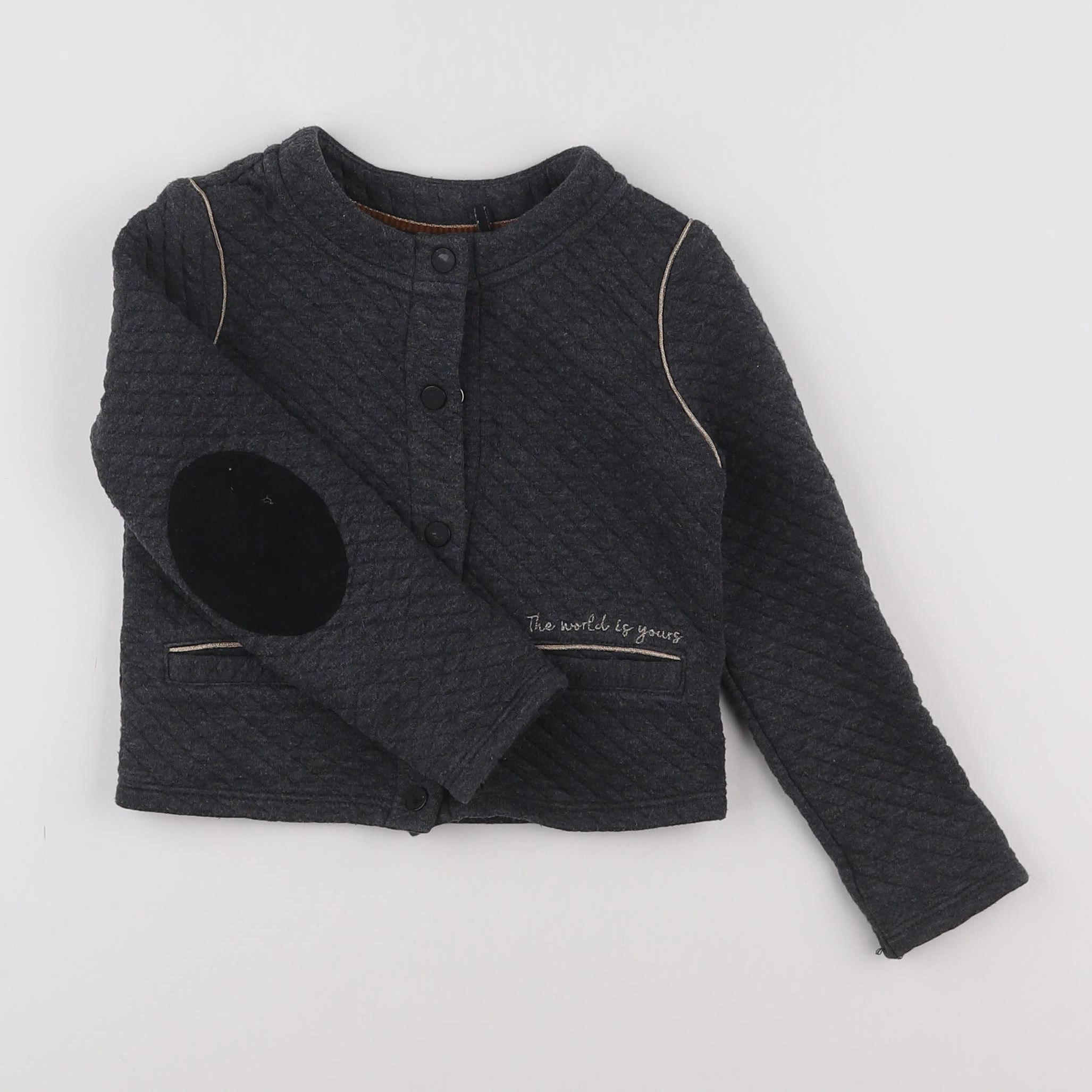 IKKS - sweat gris - 4 ans