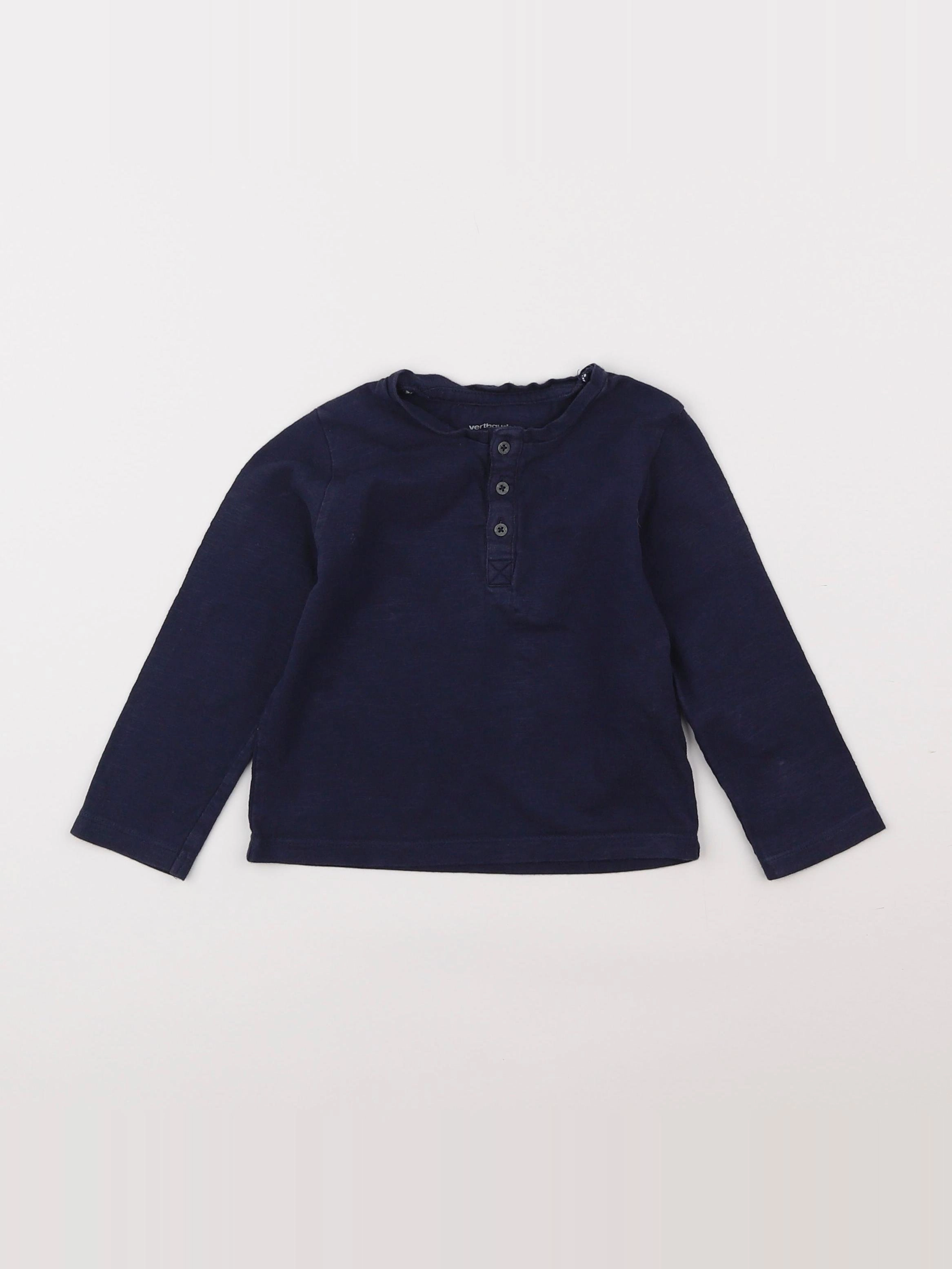 Vertbaudet - tee-shirt bleu - 18 mois