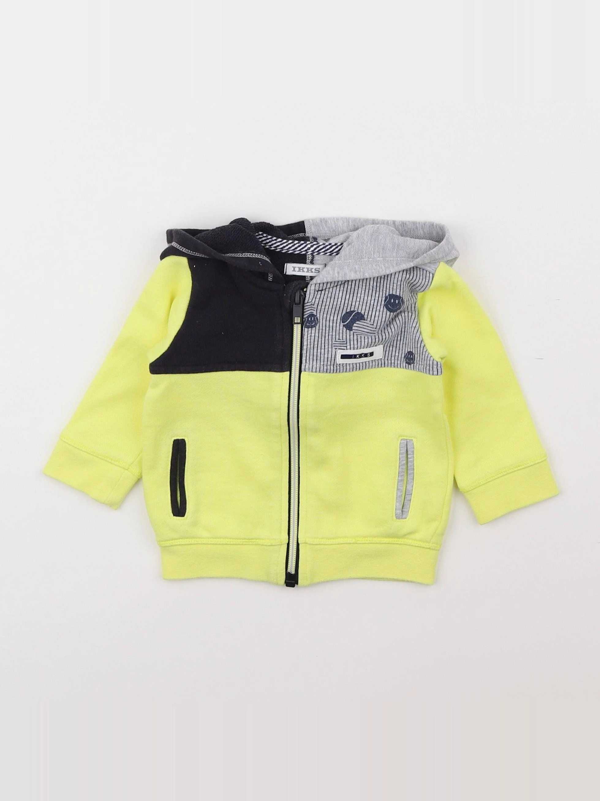 IKKS - sweat jaune - 6 mois