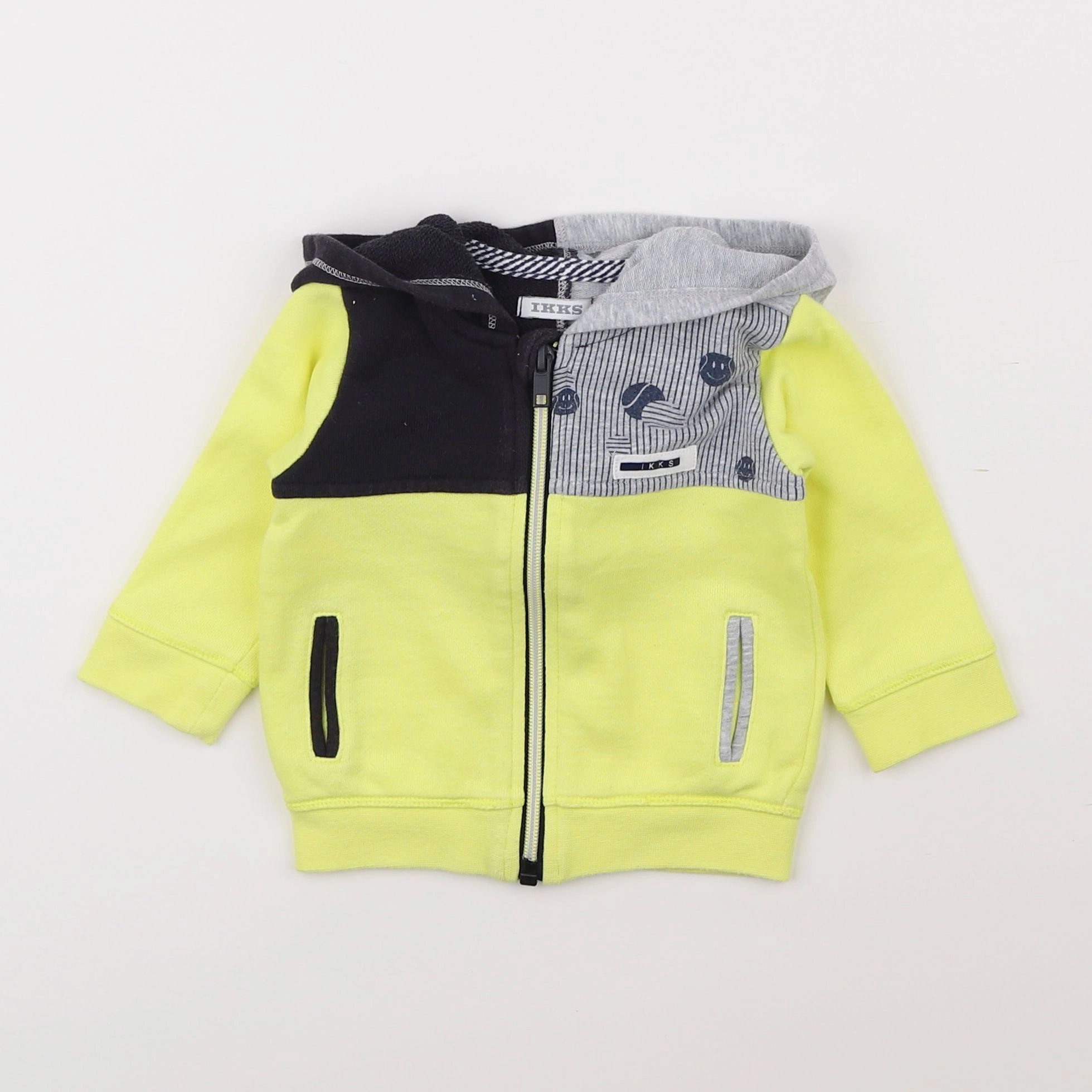 IKKS - sweat jaune - 6 mois