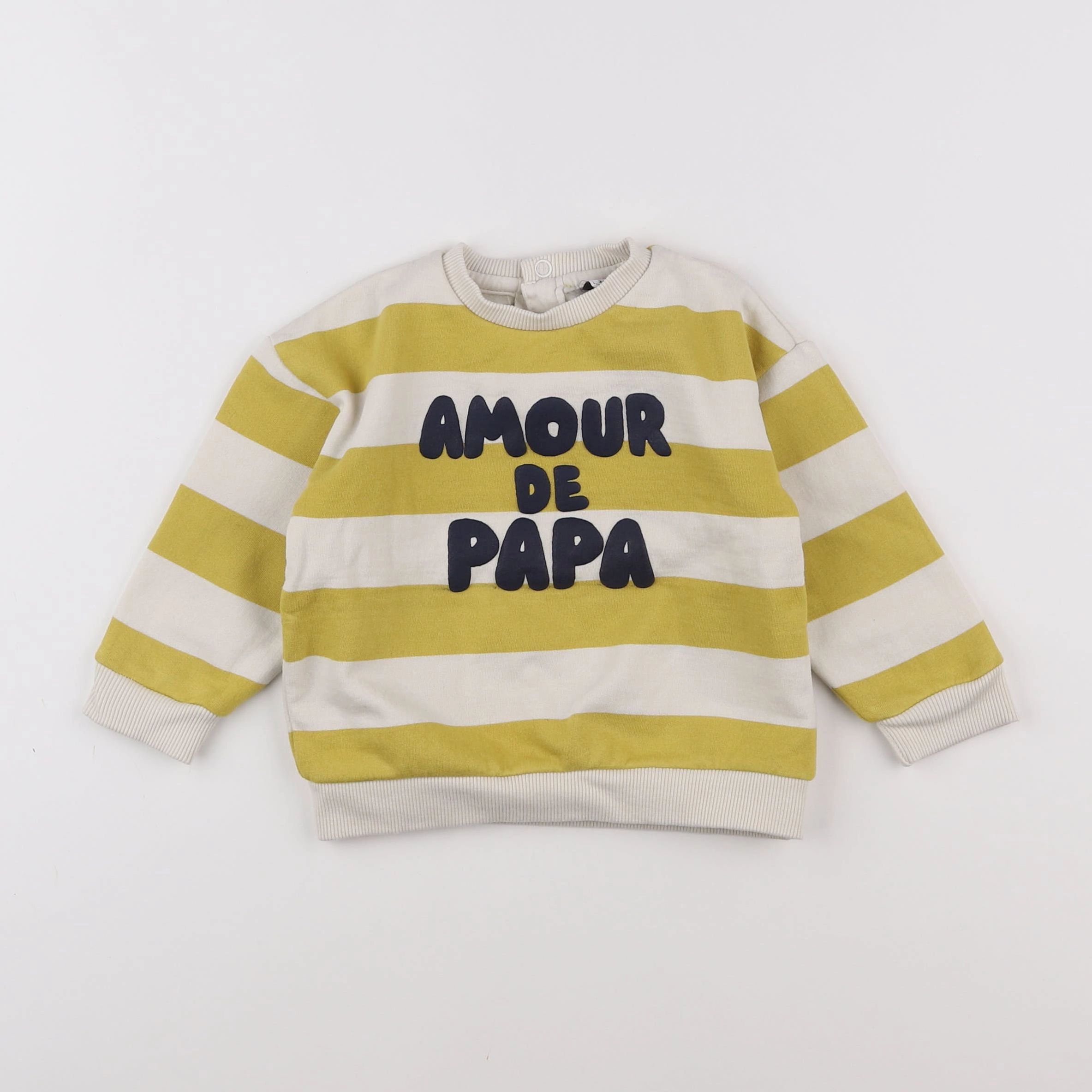 Tape à l'oeil - sweat jaune - 2 ans