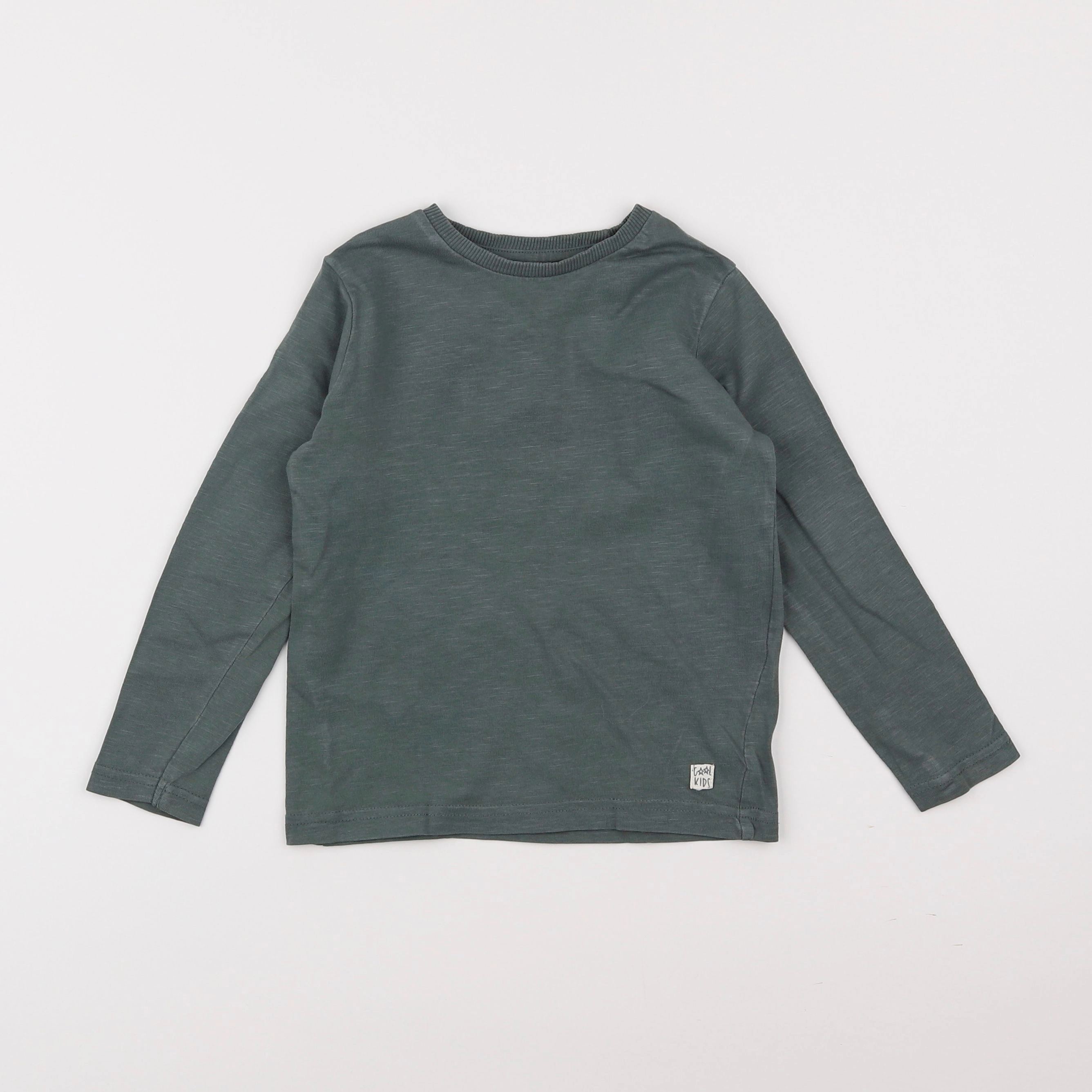 Vertbaudet - tee-shirt vert - 4 ans