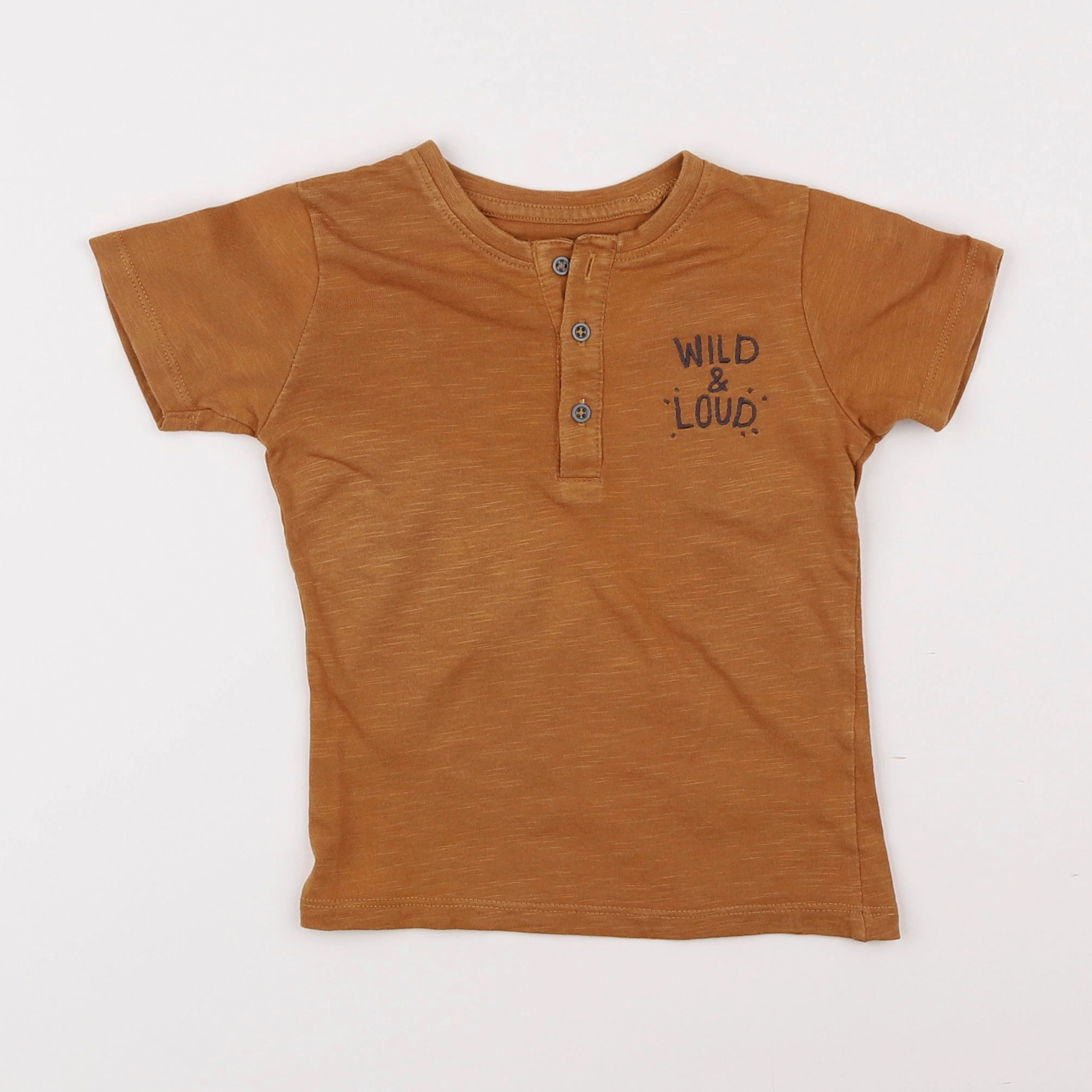 Vertbaudet - tee-shirt marron - 2 ans