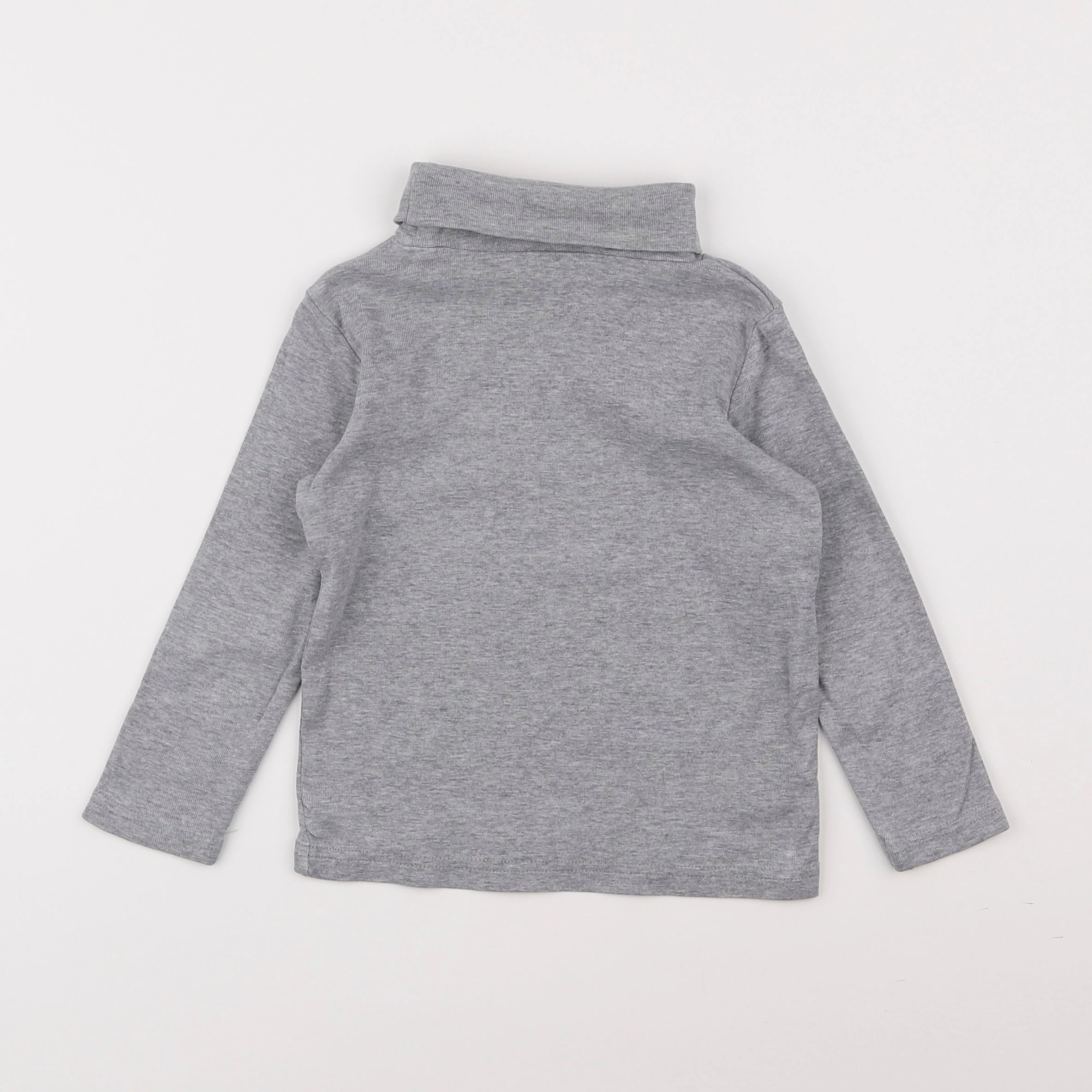 Vertbaudet - sous-pull gris - 4 ans