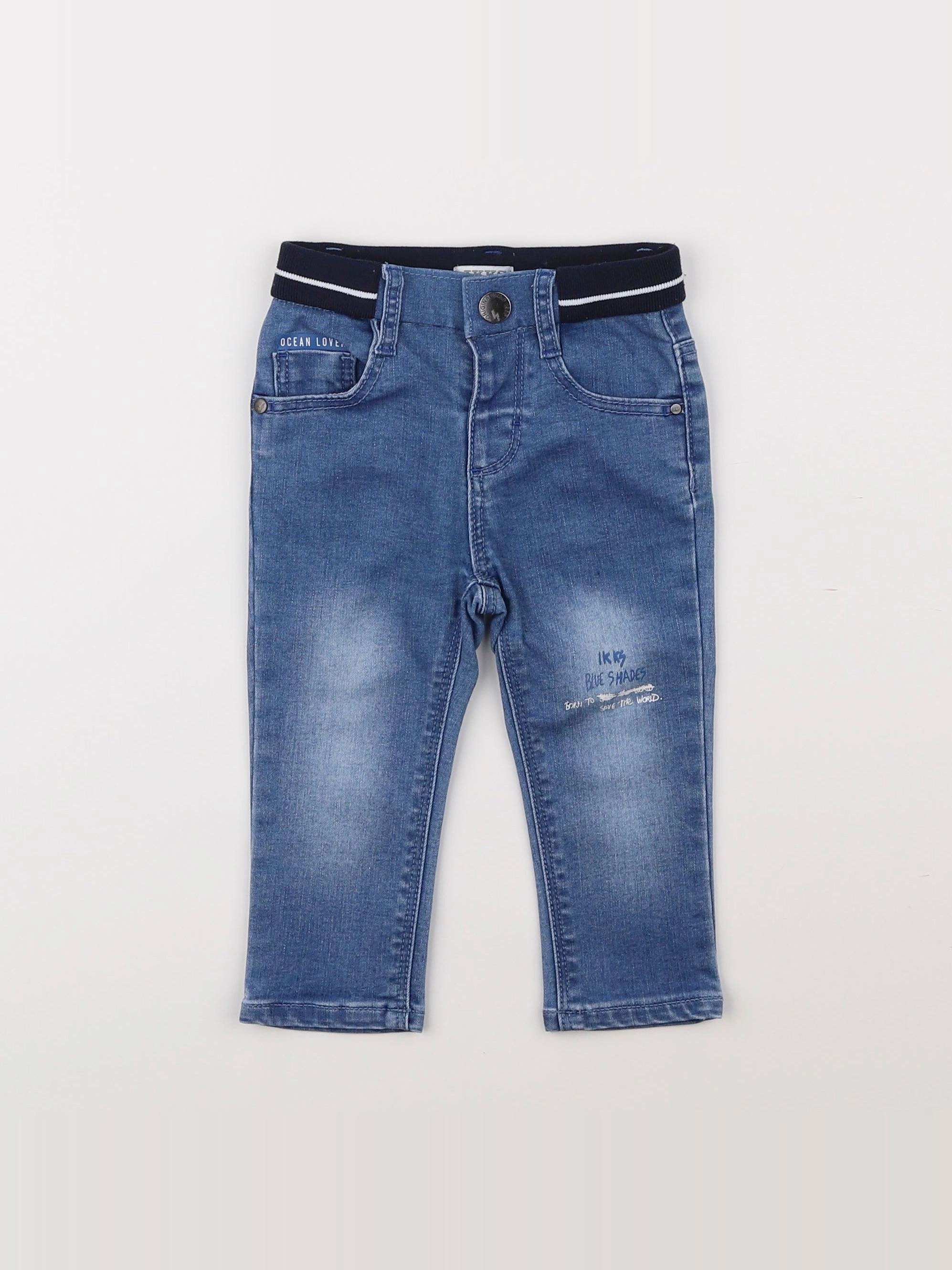 IKKS - jean bleu - 12 mois