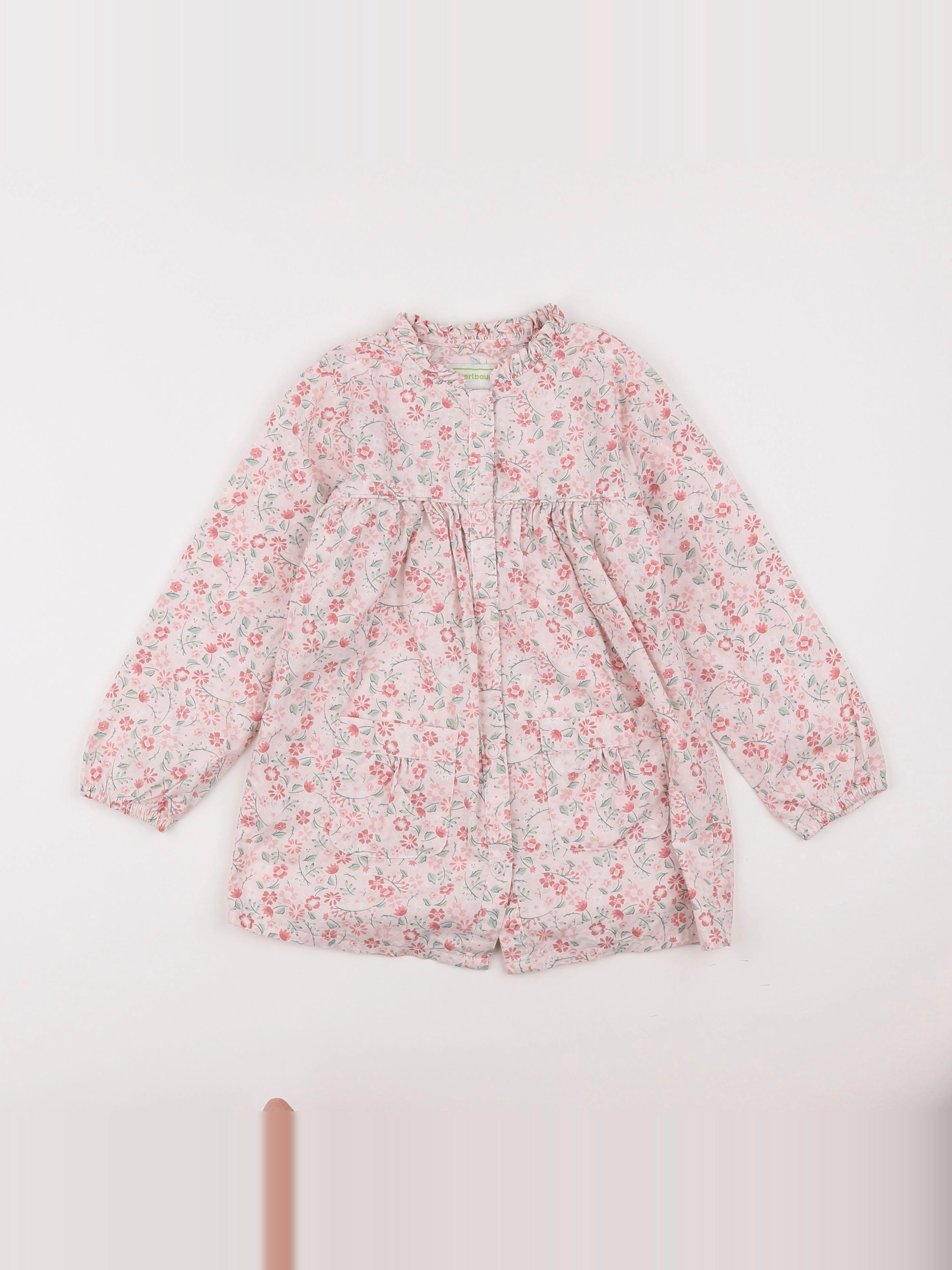 Vertbaudet - robe rose - 4 ans