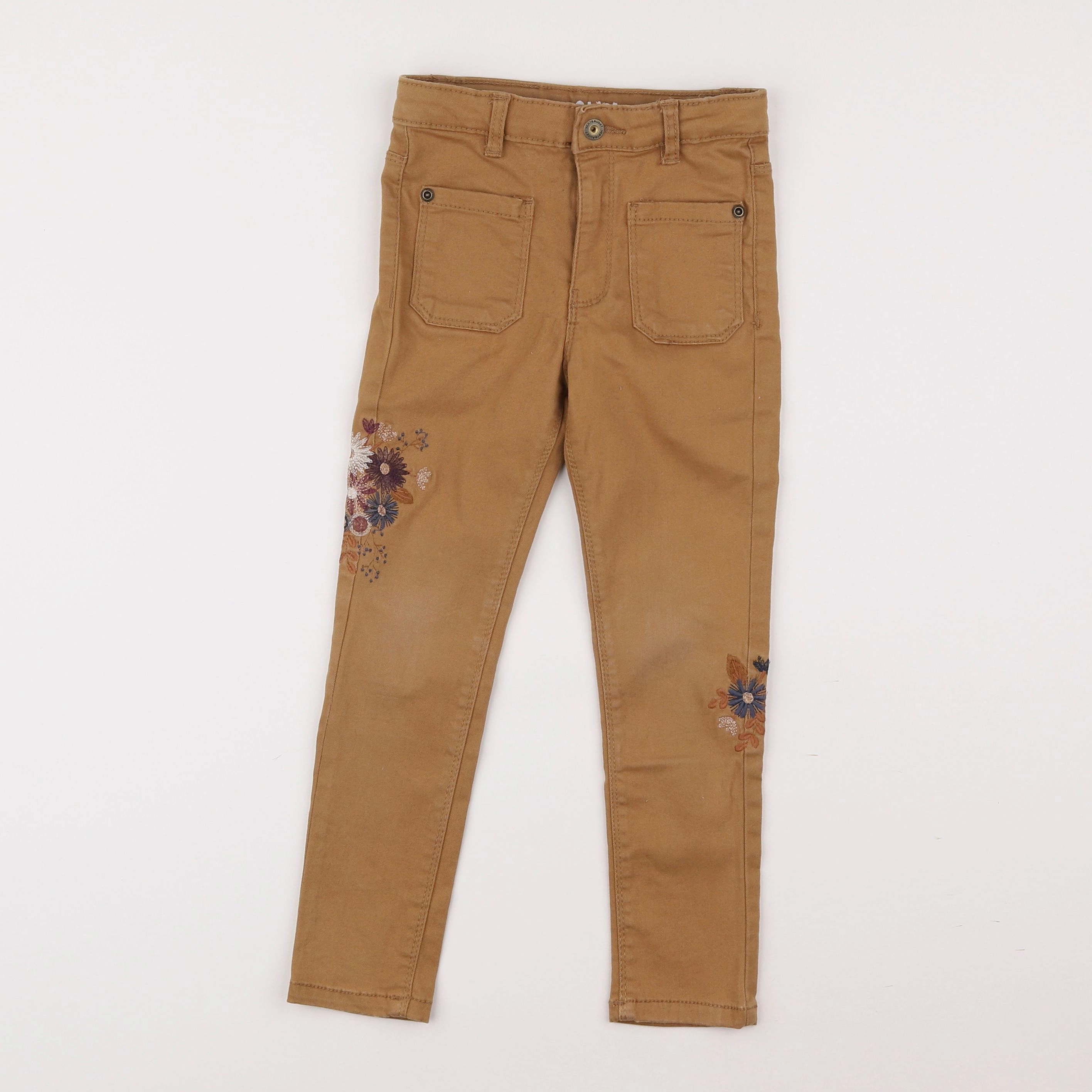 Vertbaudet - pantalon marron - 4 ans