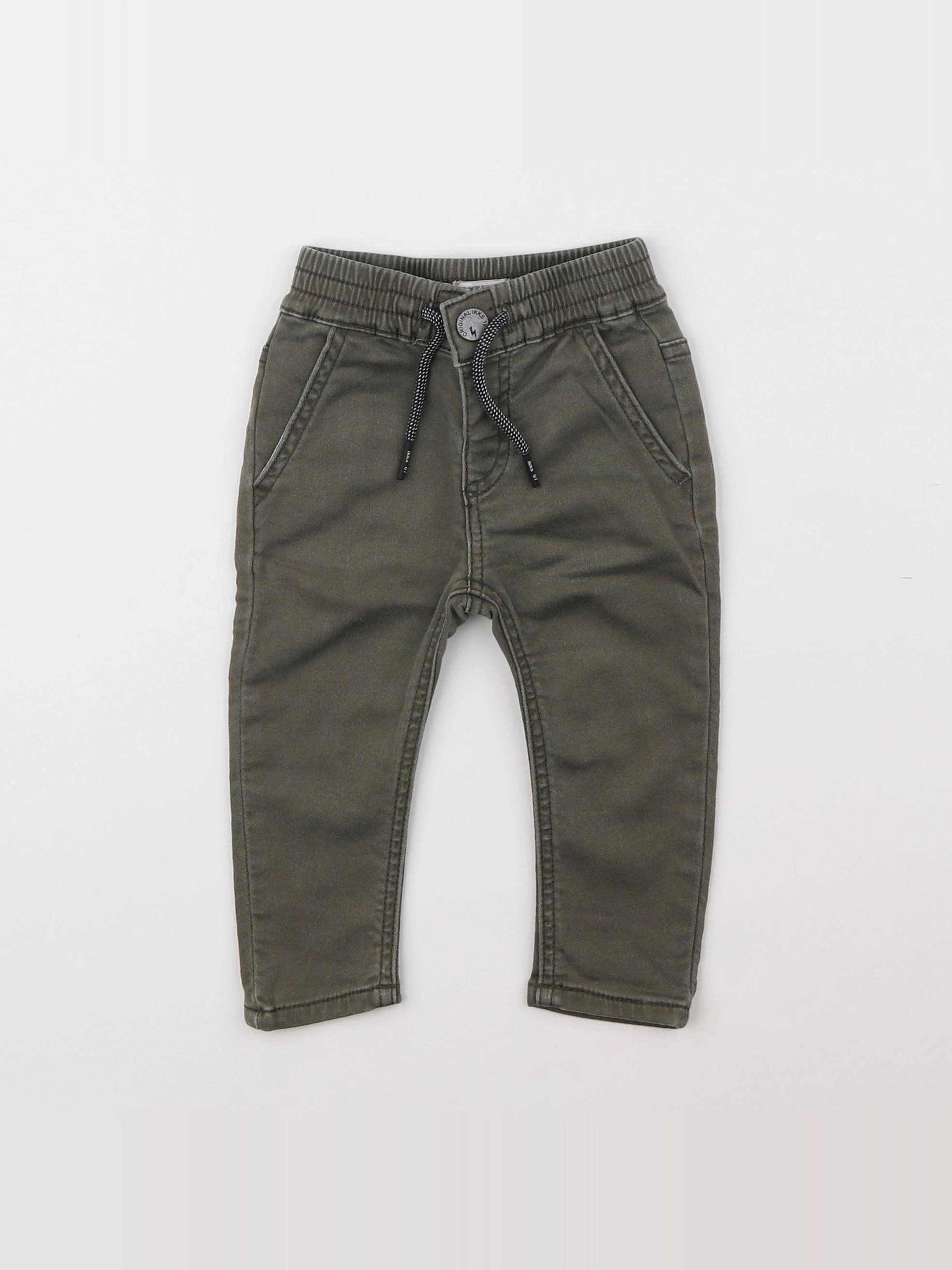 IKKS - pantalon vert - 12 mois