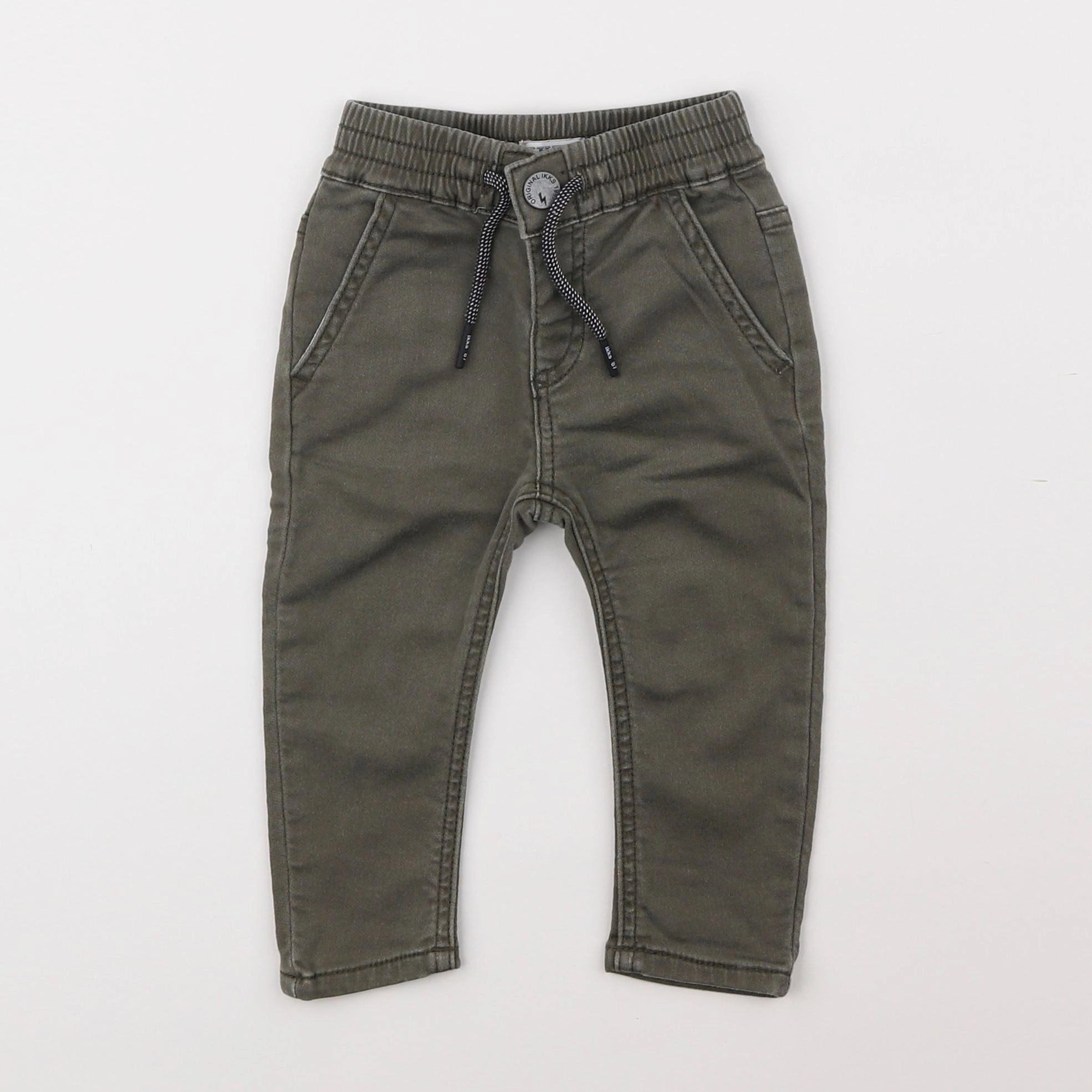 IKKS - pantalon vert - 12 mois