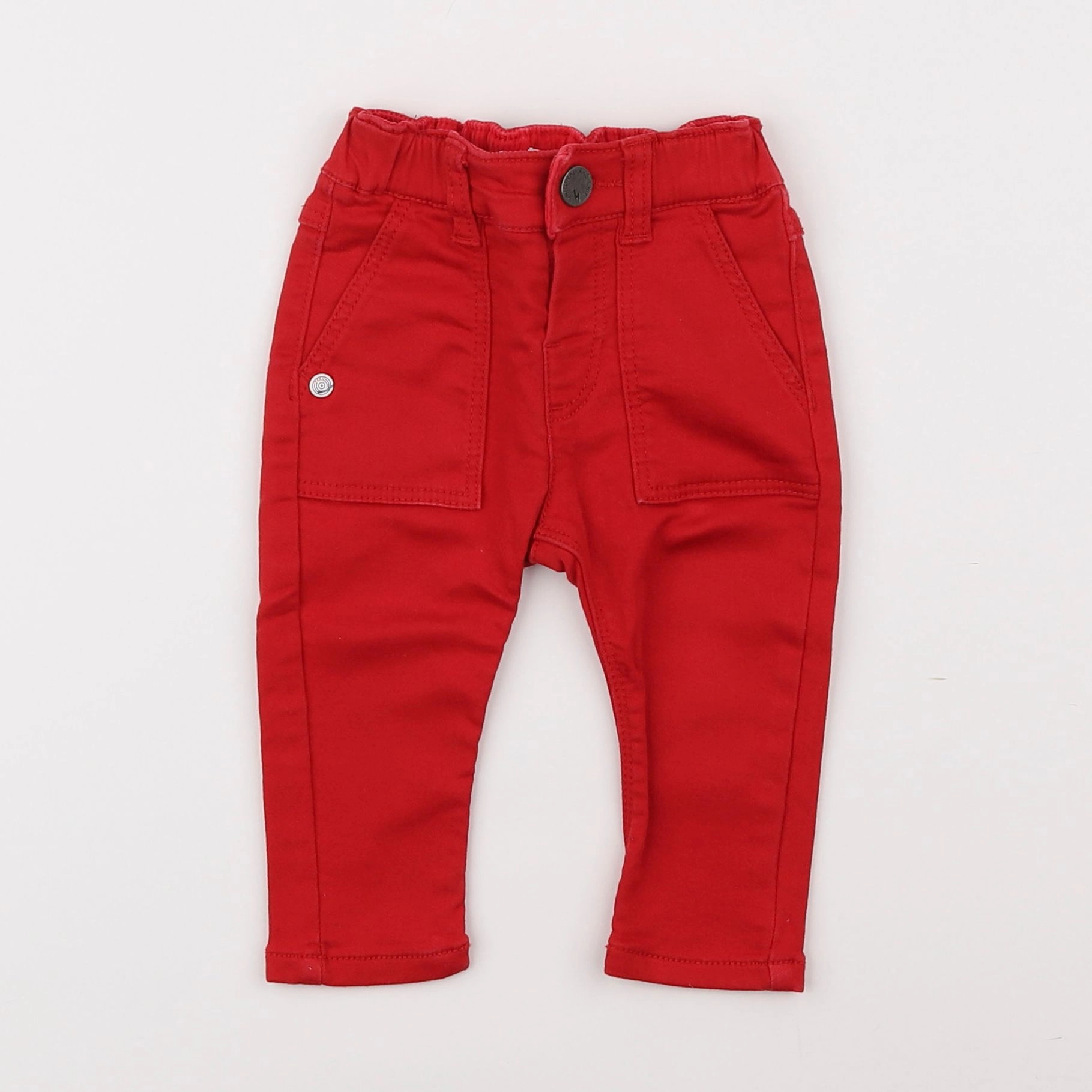 IKKS - pantalon rouge - 6 mois