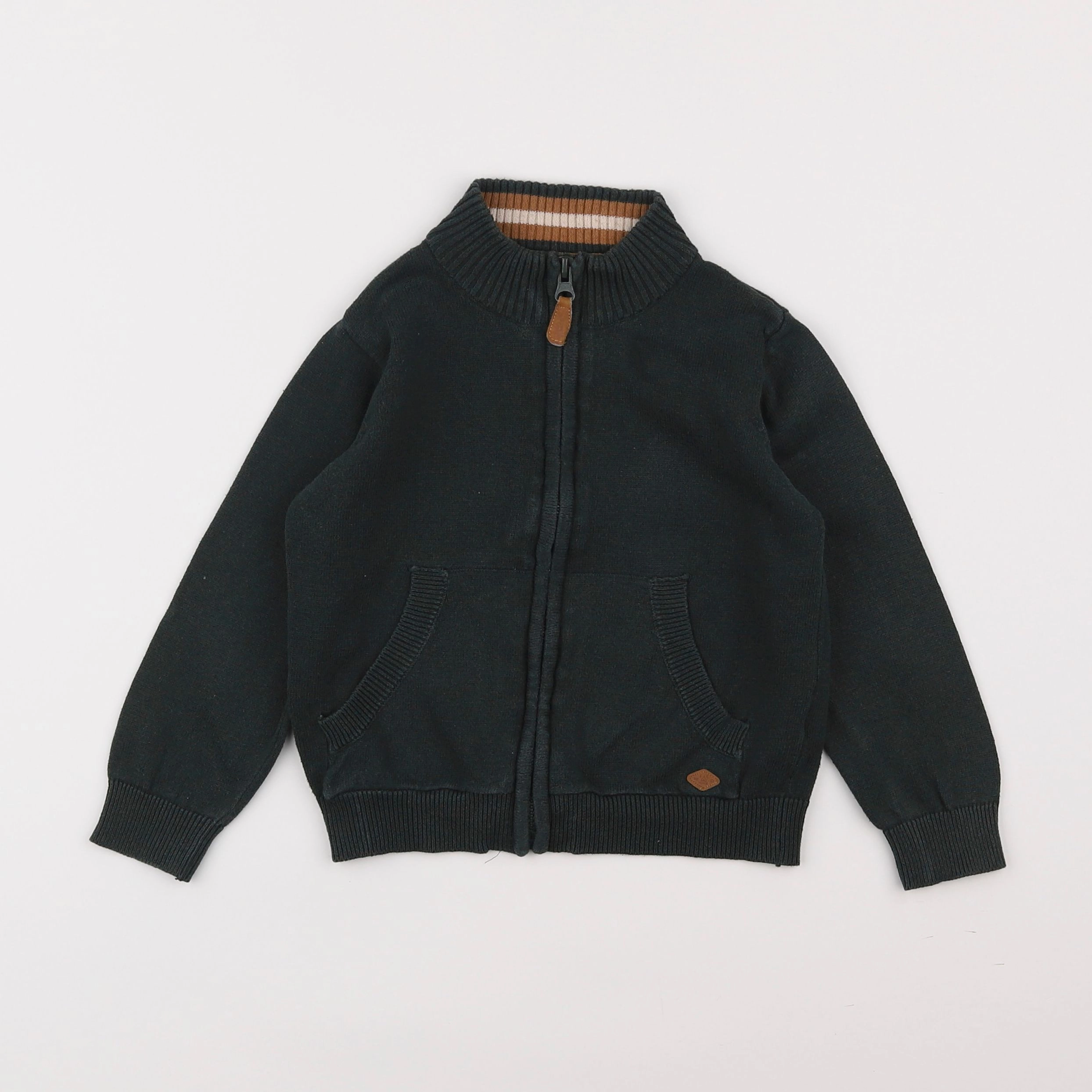 Vertbaudet - gilet vert - 4 ans