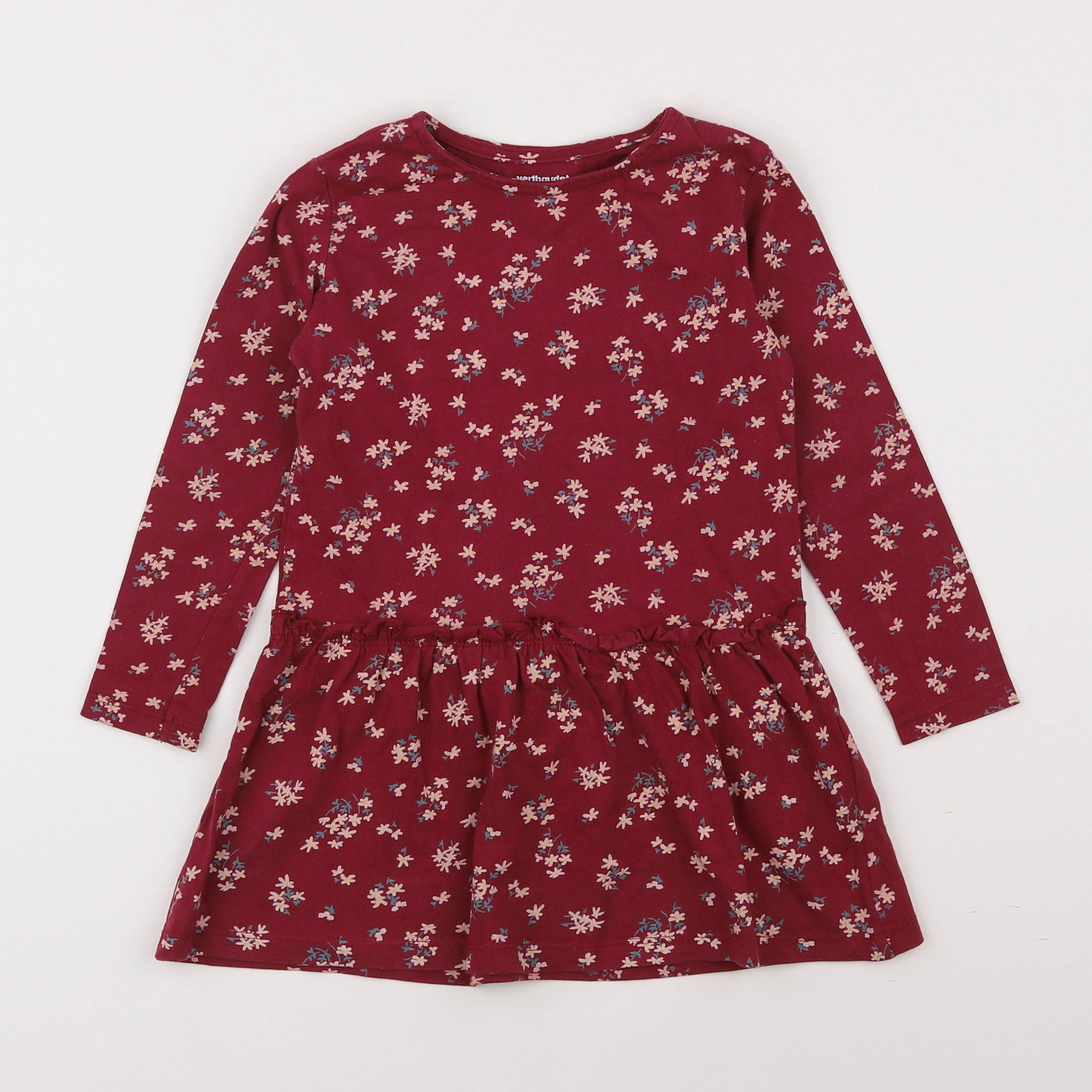 Vertbaudet - robe rouge - 4 ans
