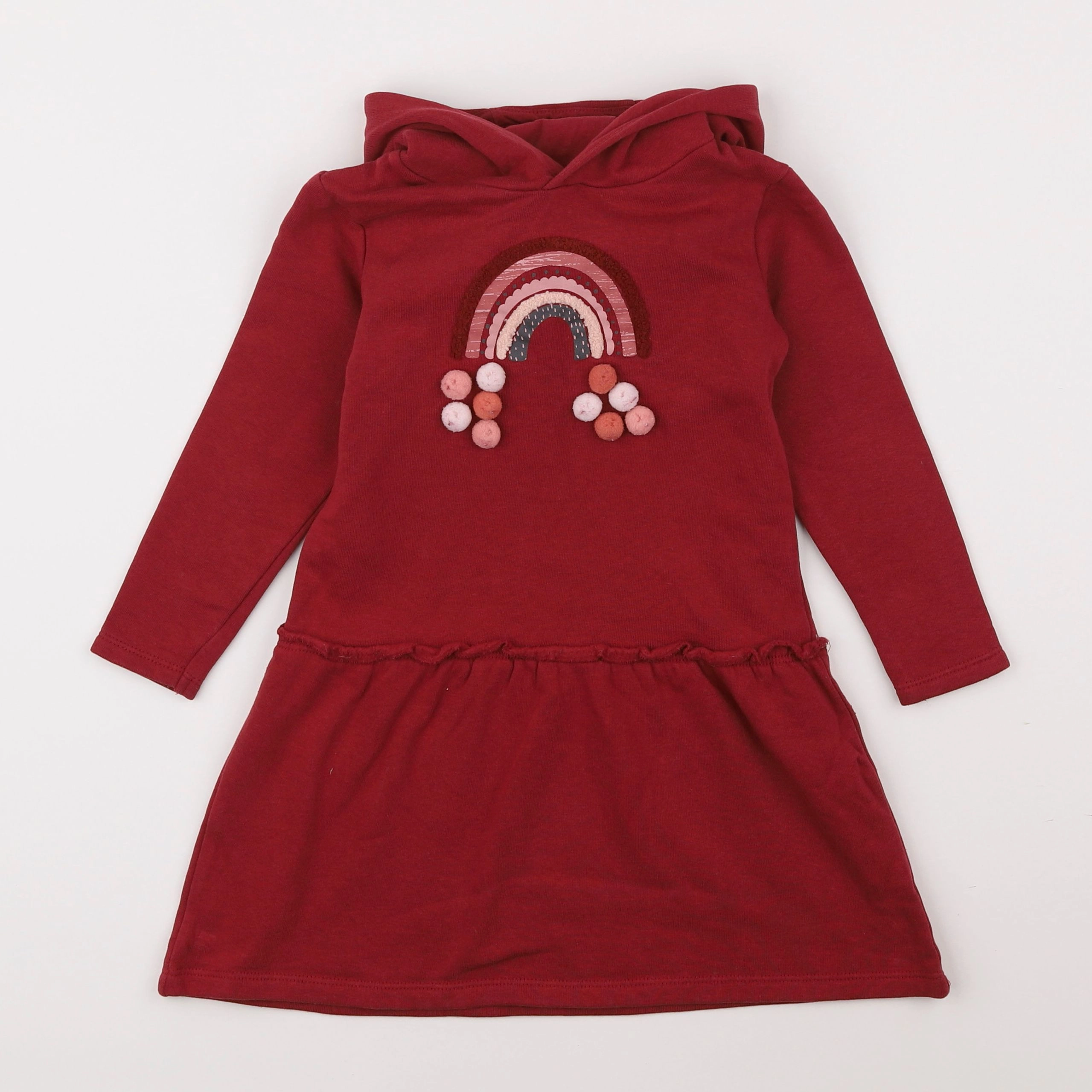 Vertbaudet - robe rouge - 4 ans