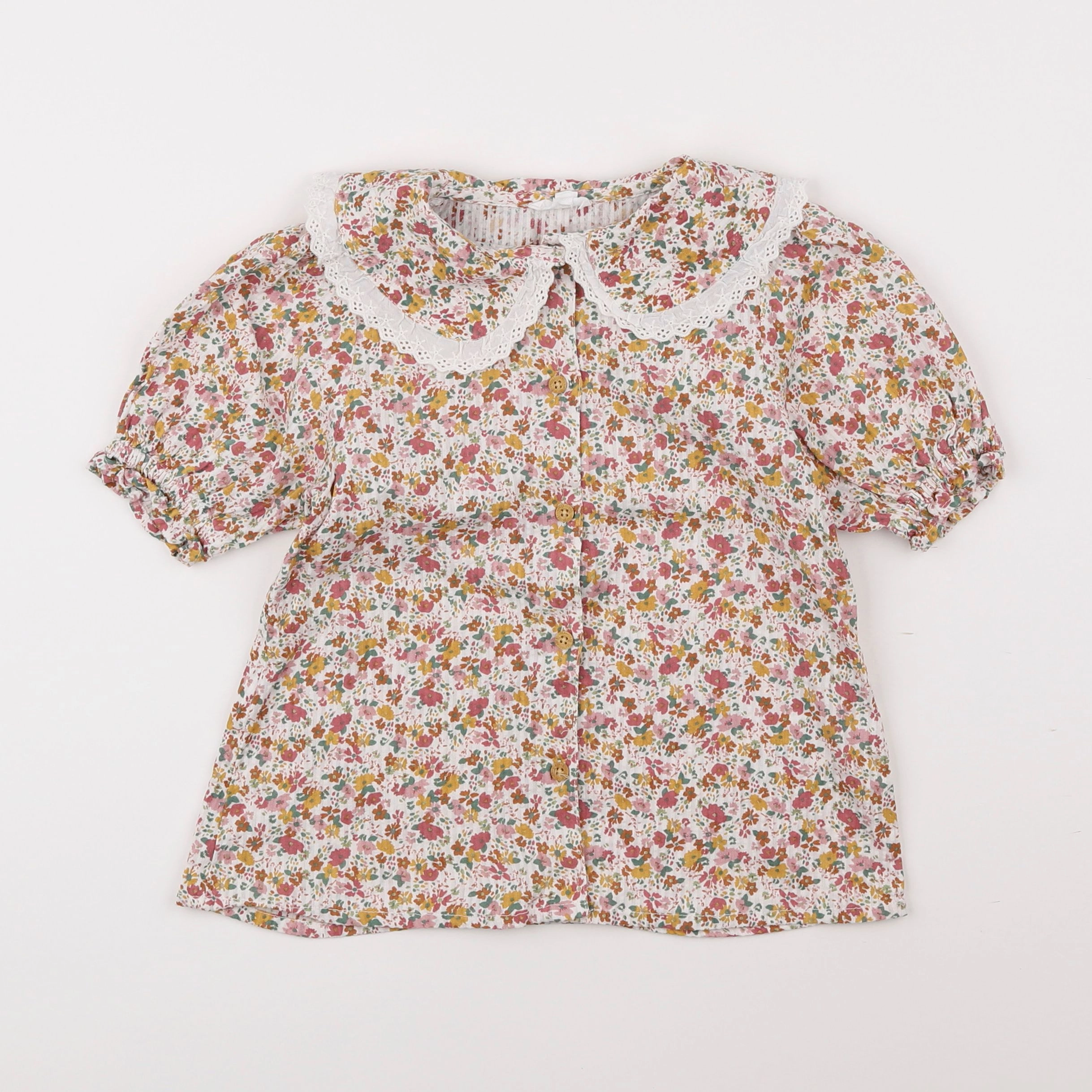 Vertbaudet - blouse multicolore - 7 ans