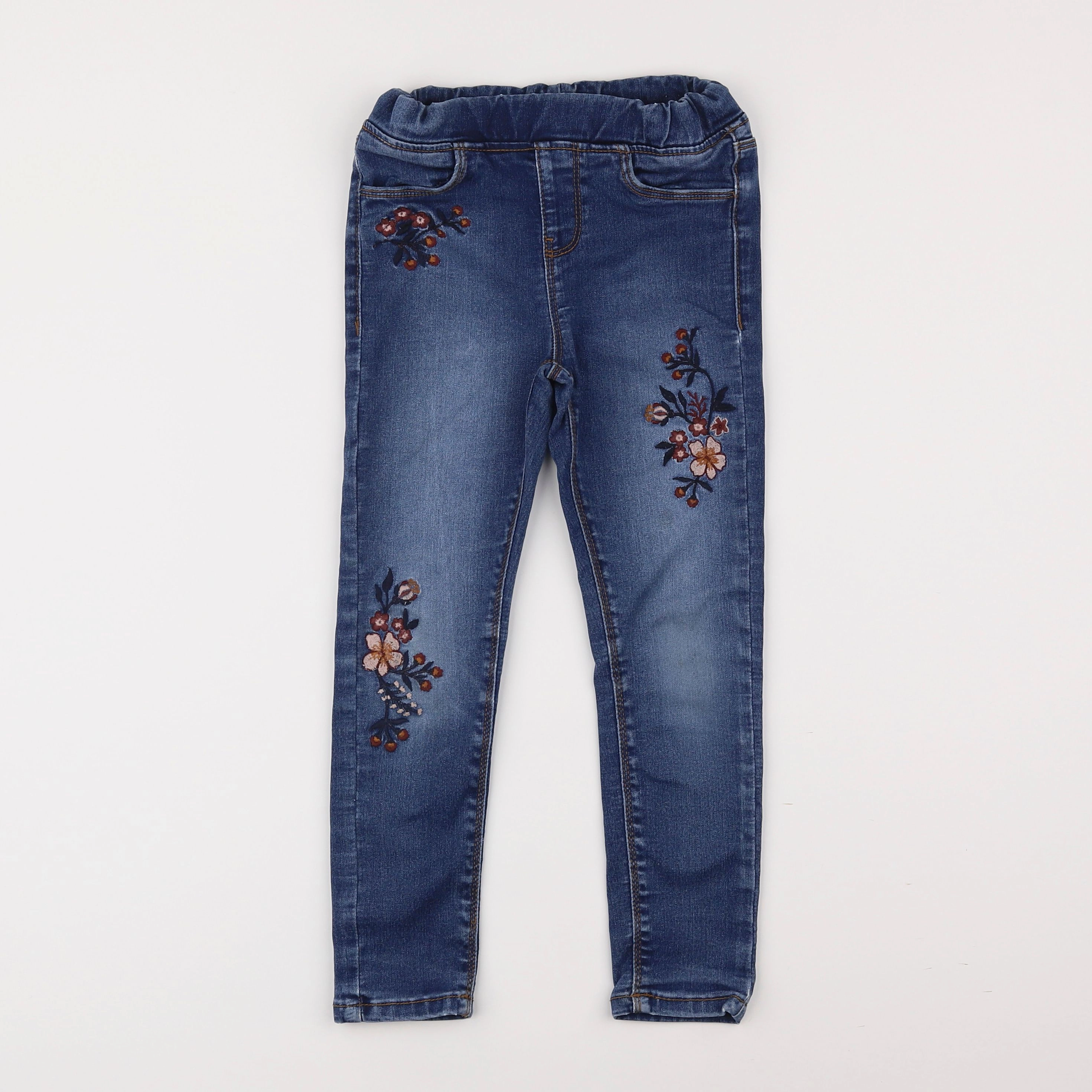 Vertbaudet - jegging bleu - 6 ans