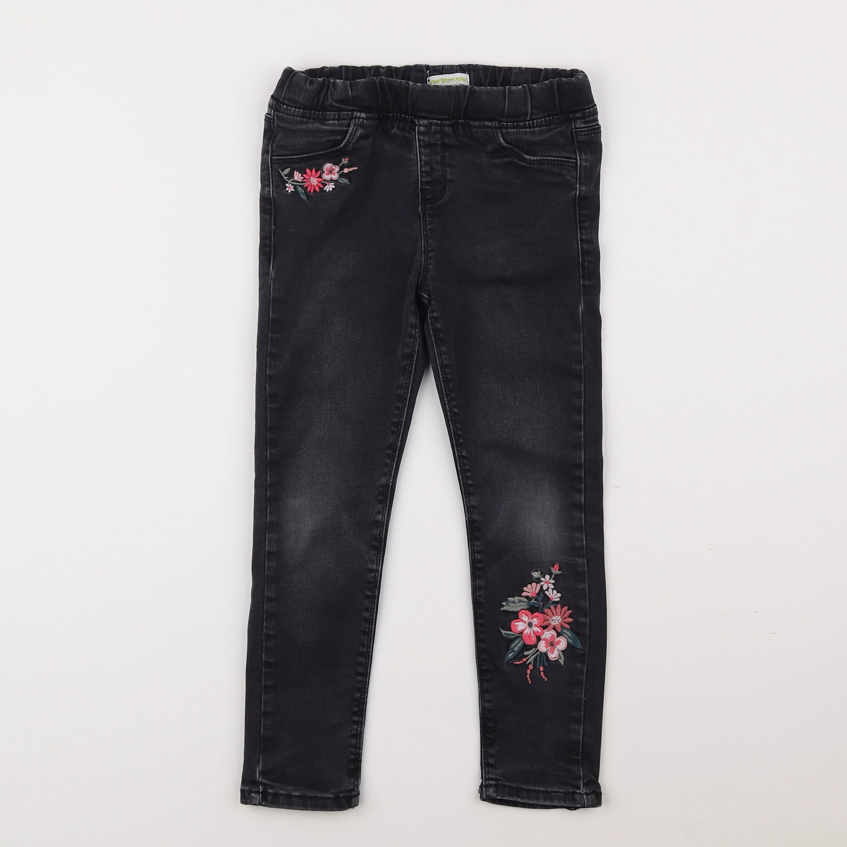 Vertbaudet - jegging noir - 6 ans