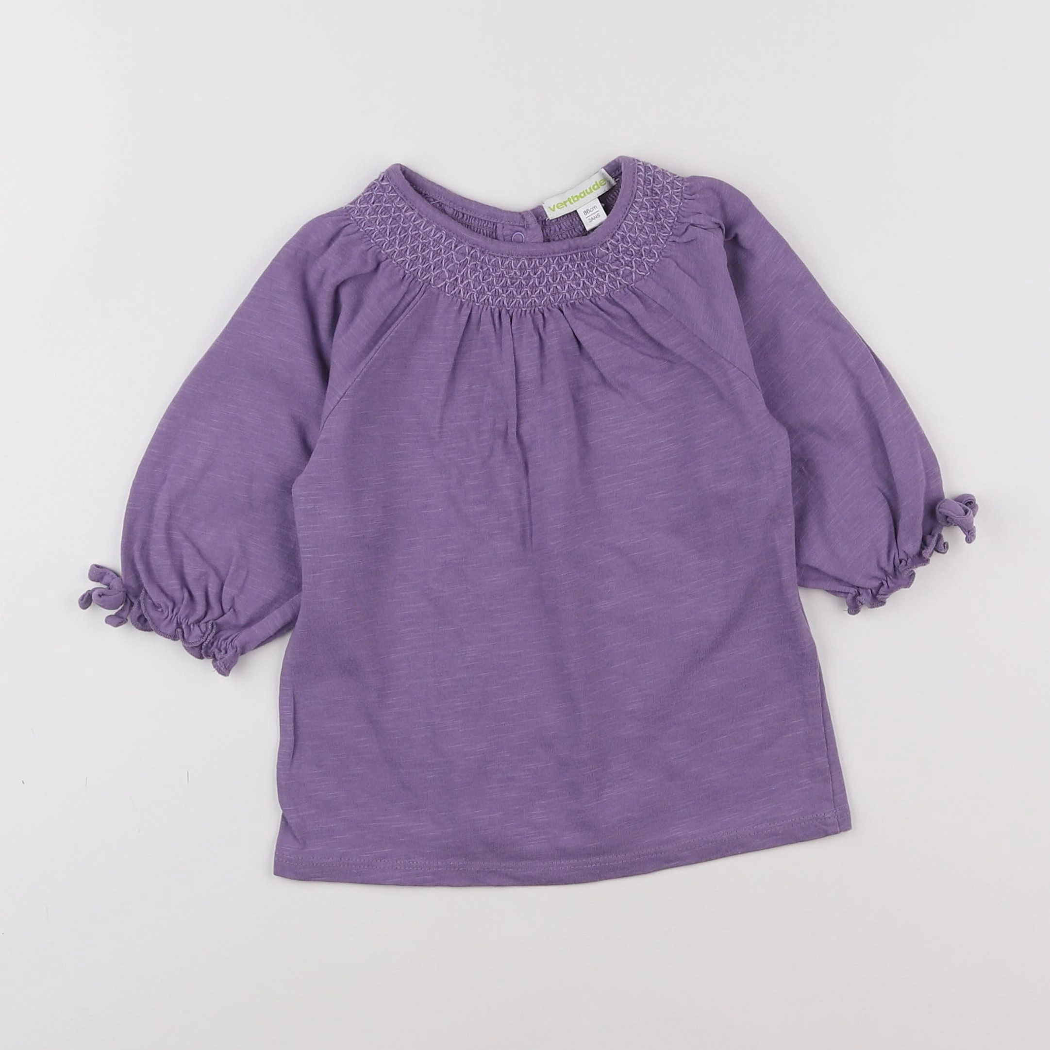 Vertbaudet - robe violet - 2 ans