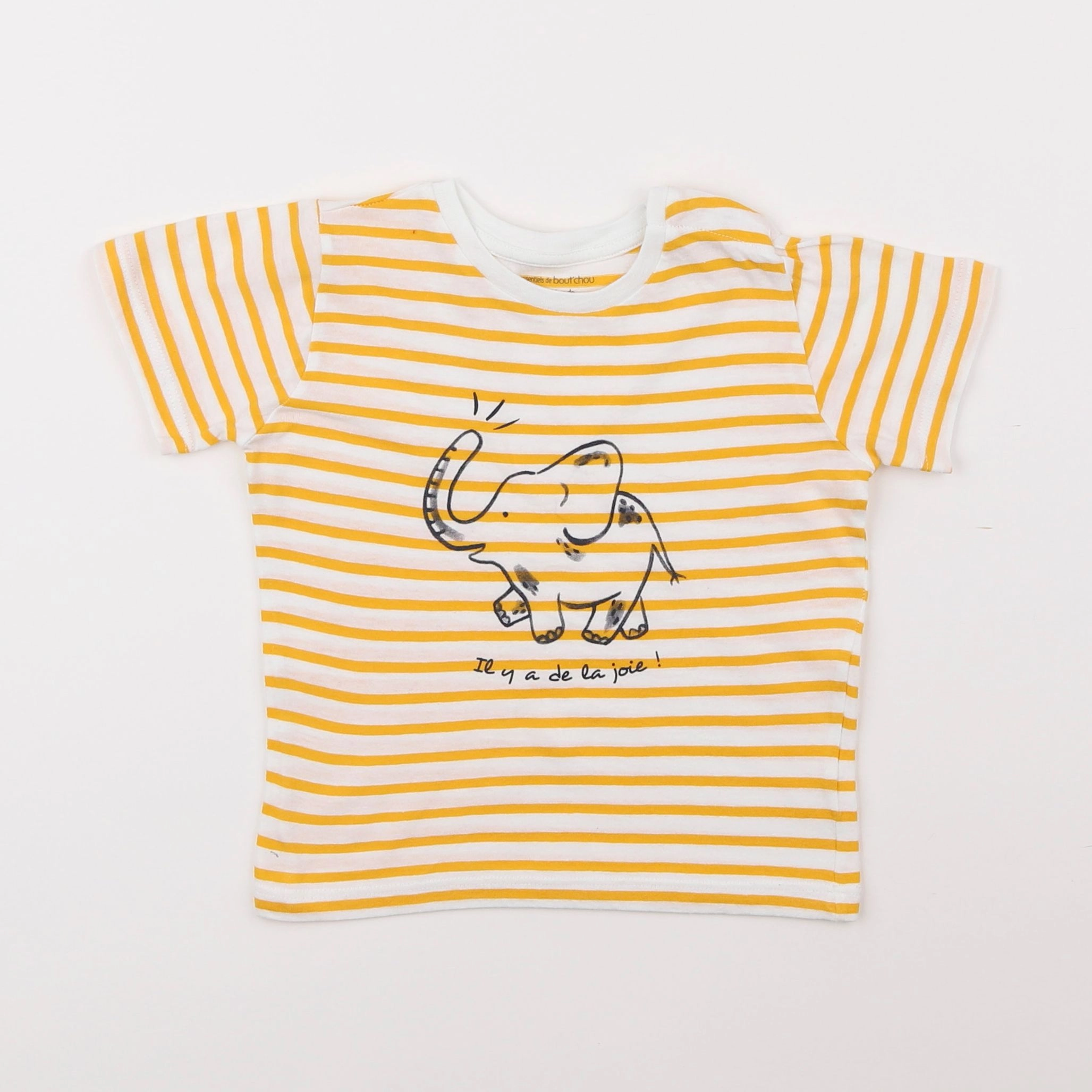 Boutchou - tee-shirt jaune - 18 mois