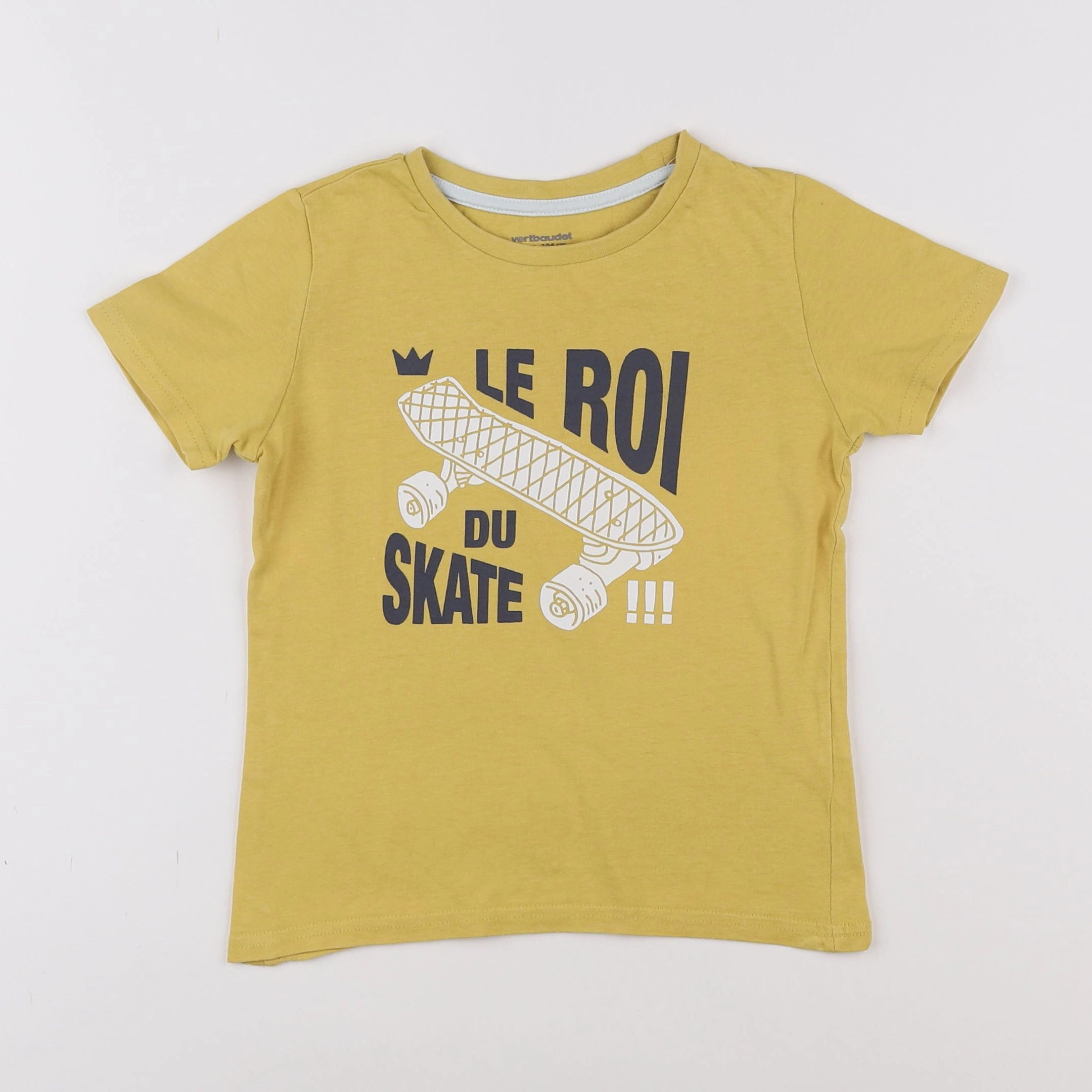 Vertbaudet - tee-shirt jaune - 4 ans