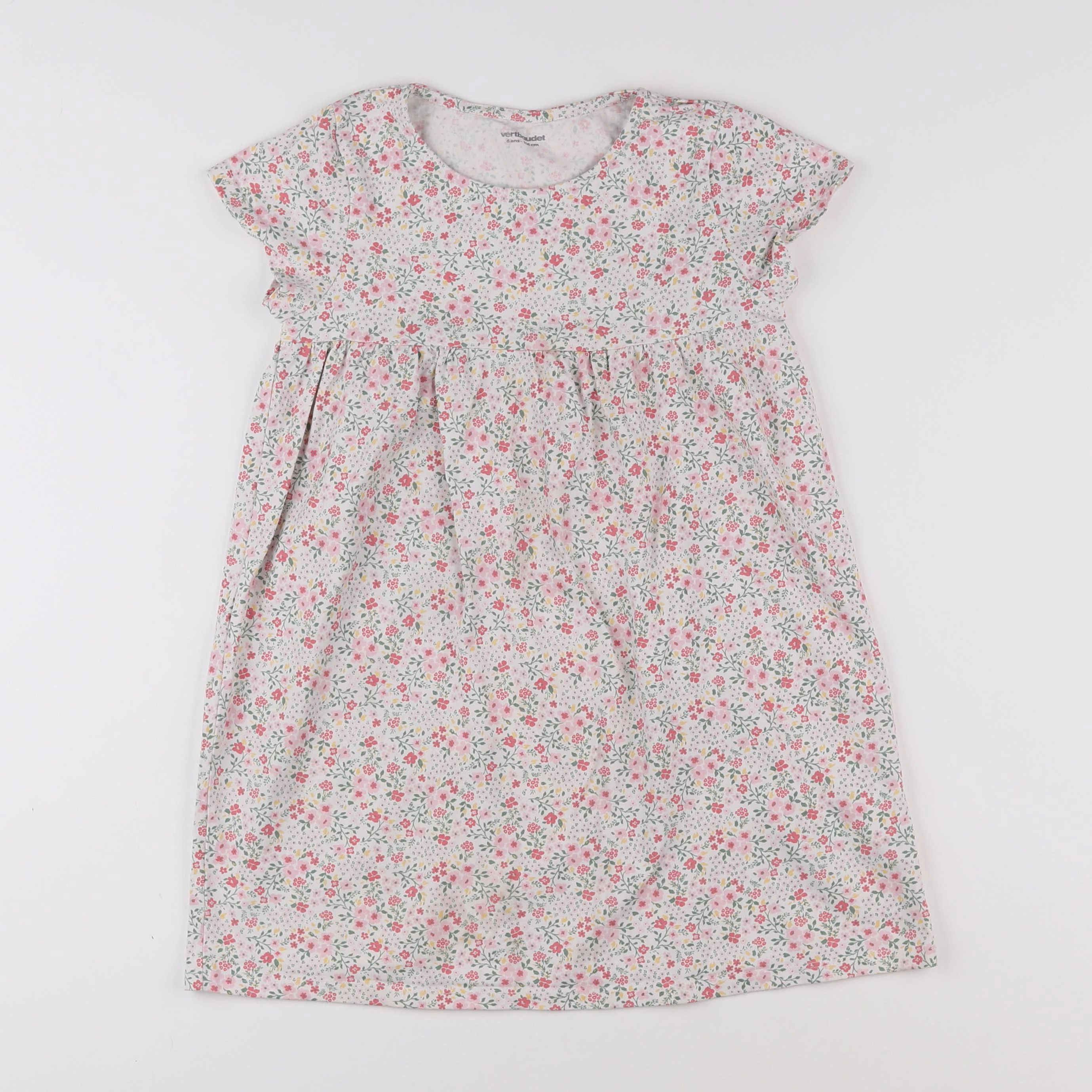 Vertbaudet - robe rose - 6 ans