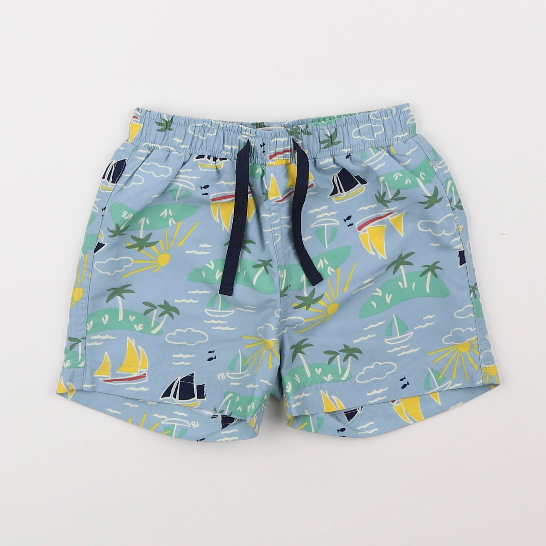 Petit Bateau - maillot de bain bleu - 2 ans