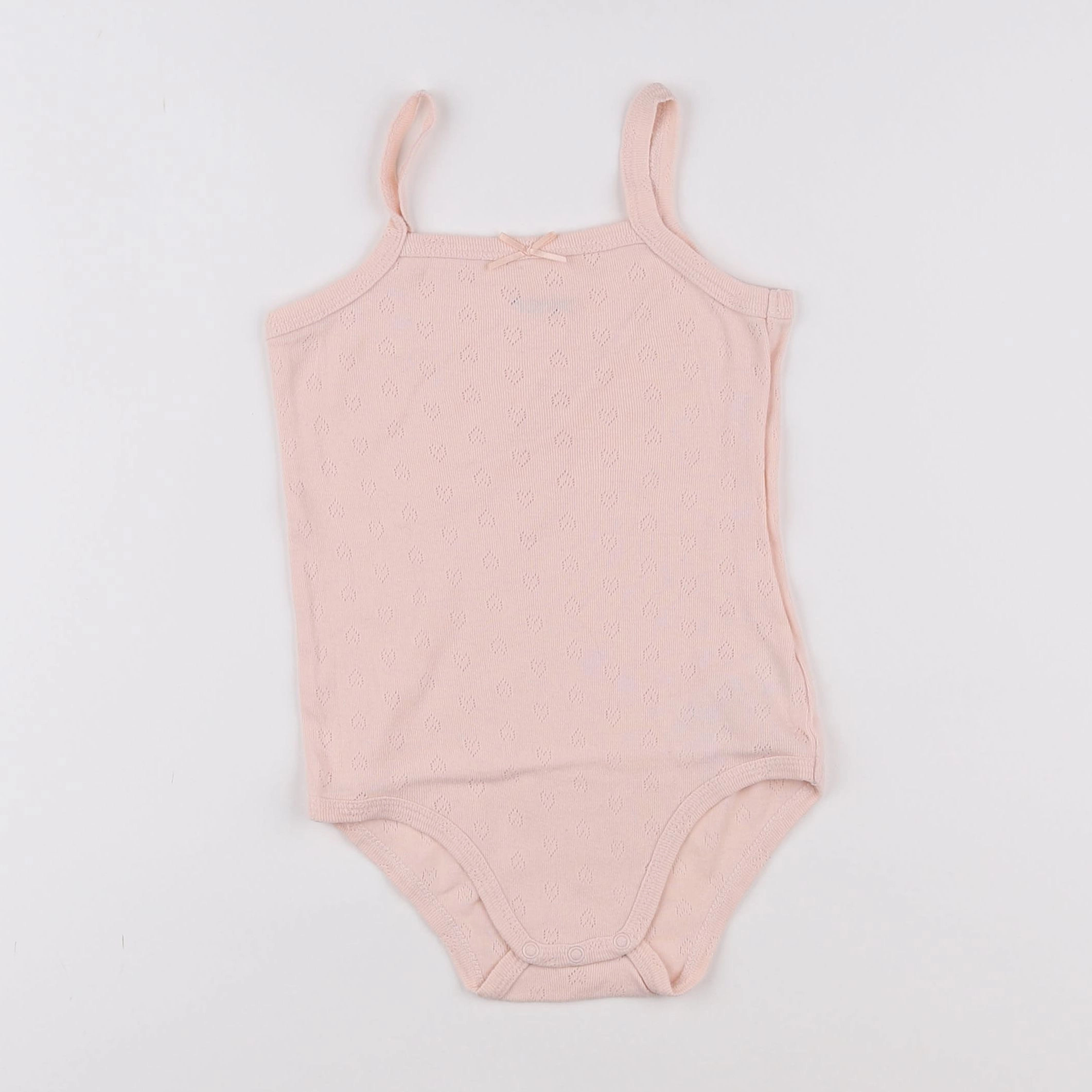 Vertbaudet - body coton rose - 3 ans