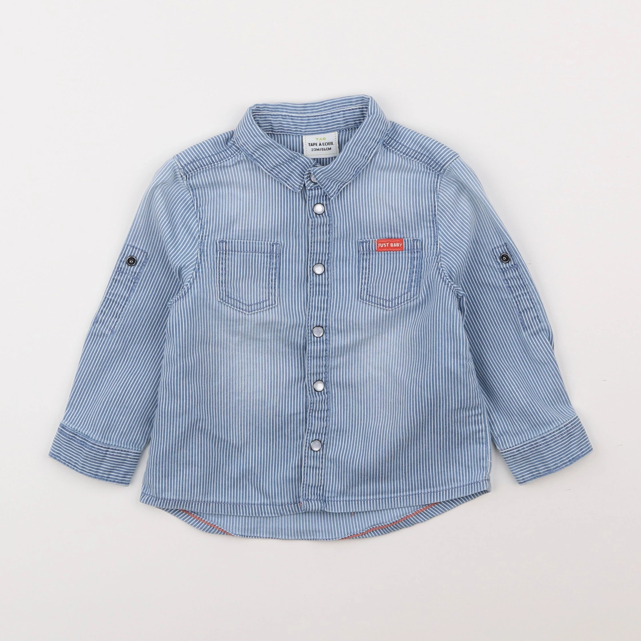 Tape à l'oeil - chemise bleu - 2 ans
