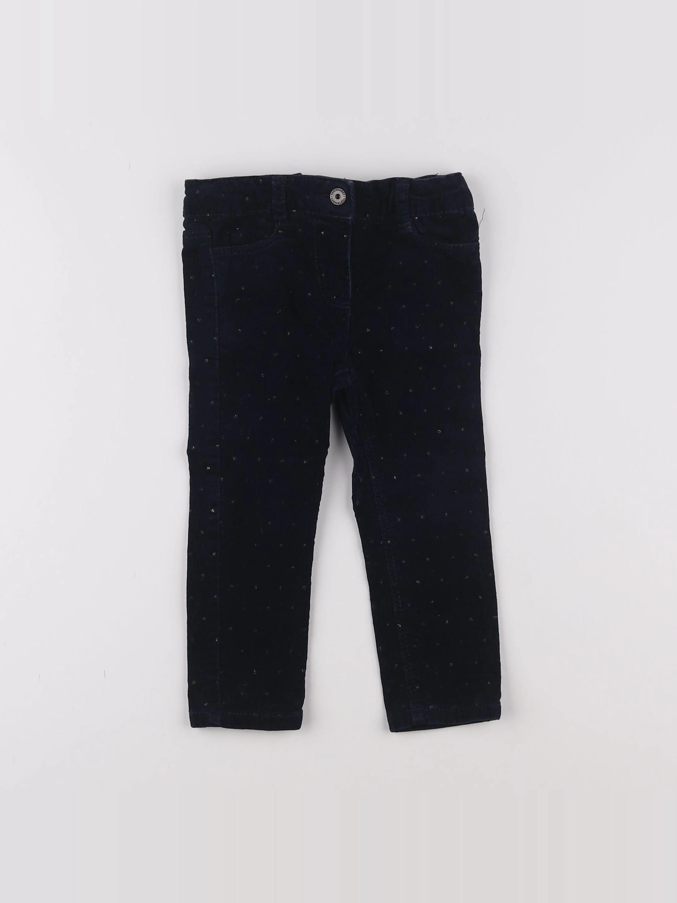 Vertbaudet - pantalon bleu - 2 ans