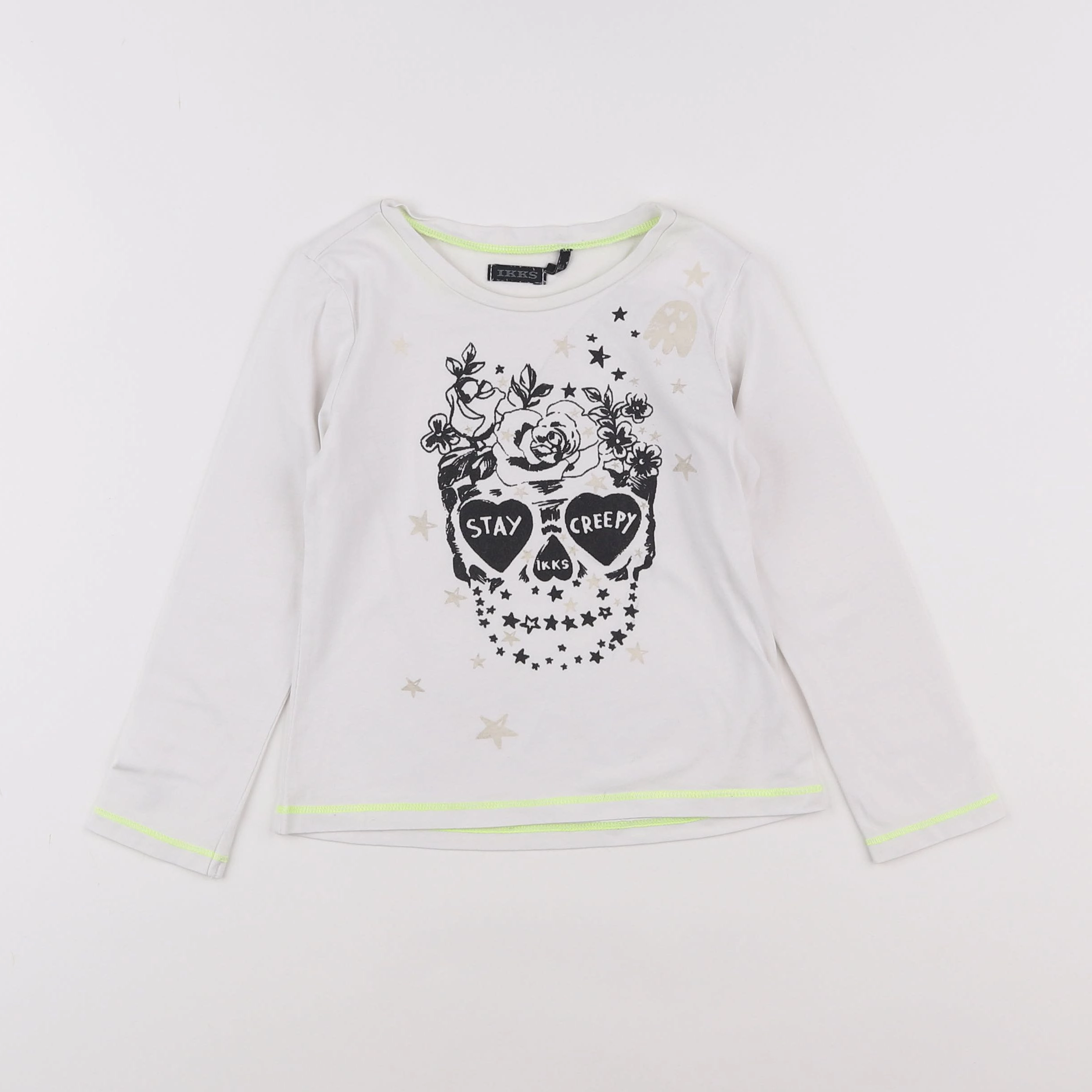 IKKS - tee-shirt blanc - 4 ans