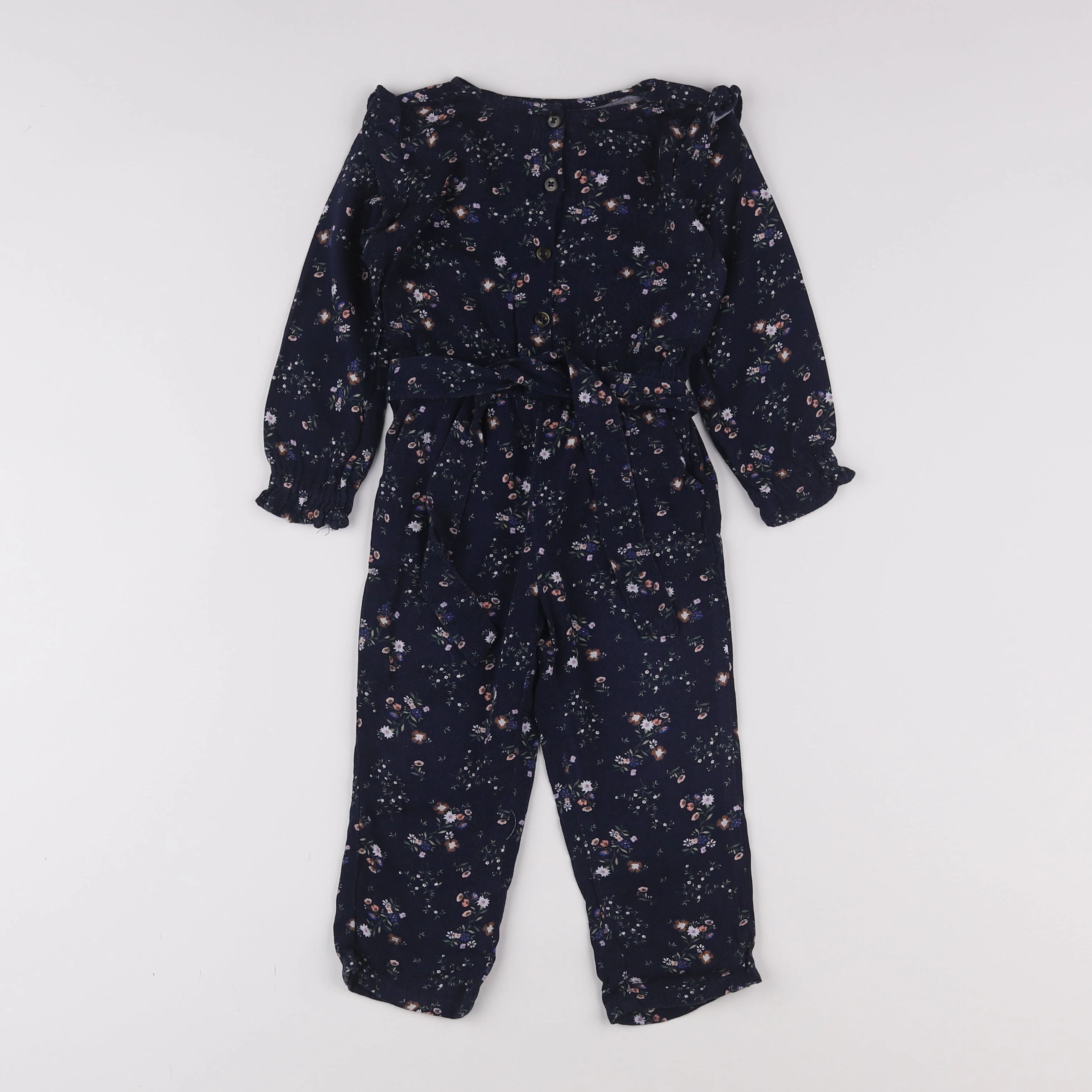 Vertbaudet - combinaison bleu - 2 ans