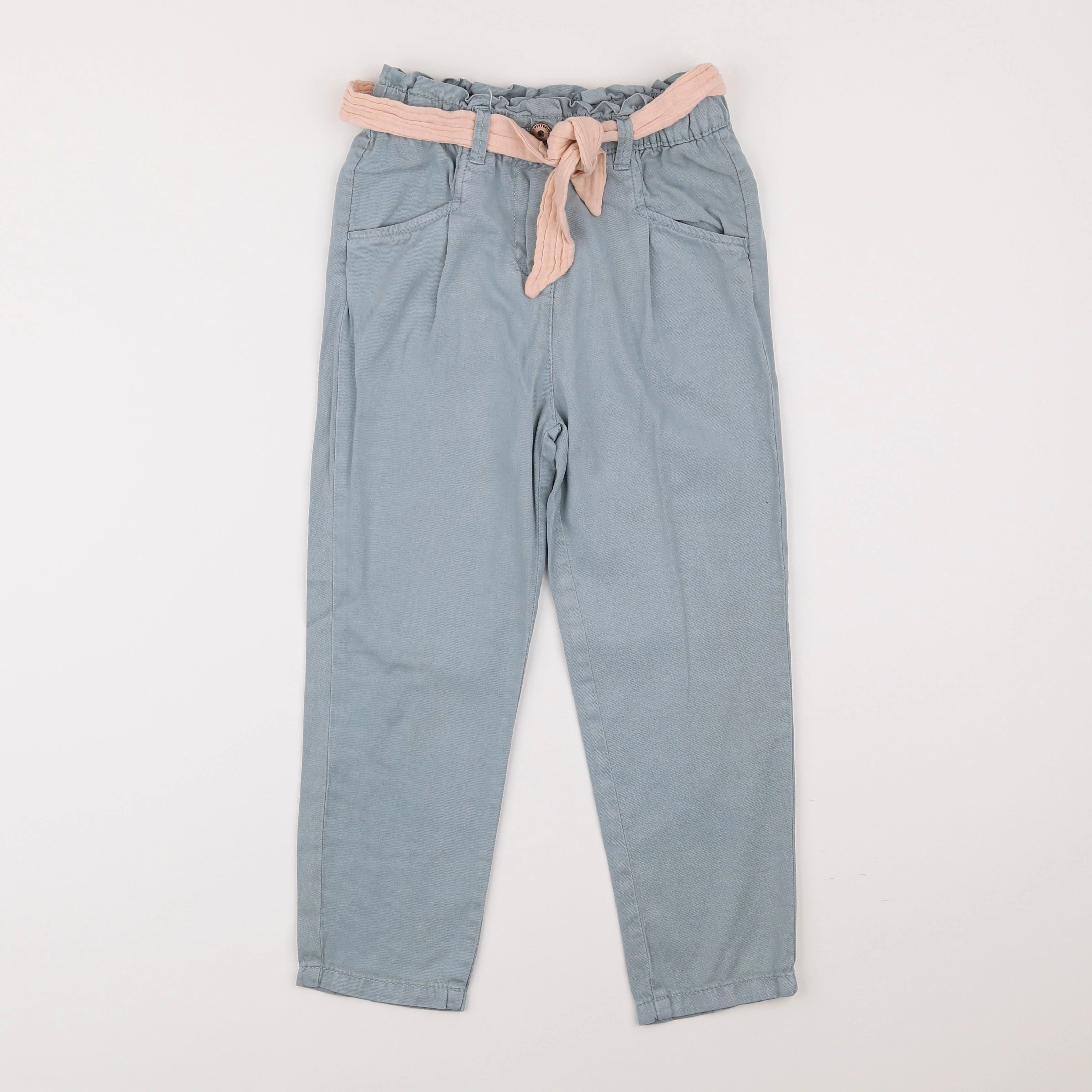 Vertbaudet - pantalon bleu - 6 ans