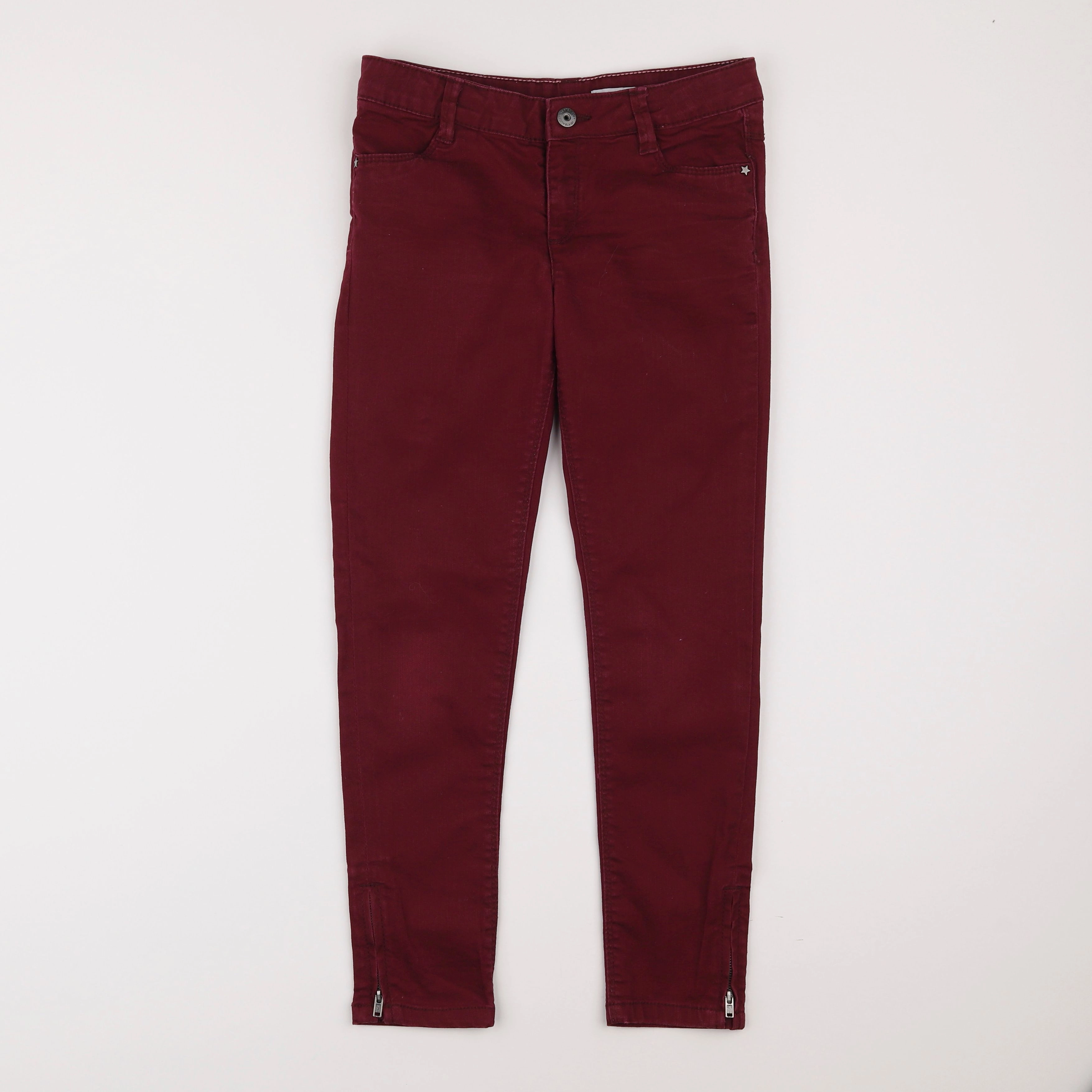 Vertbaudet - pantalon rouge - 9 ans