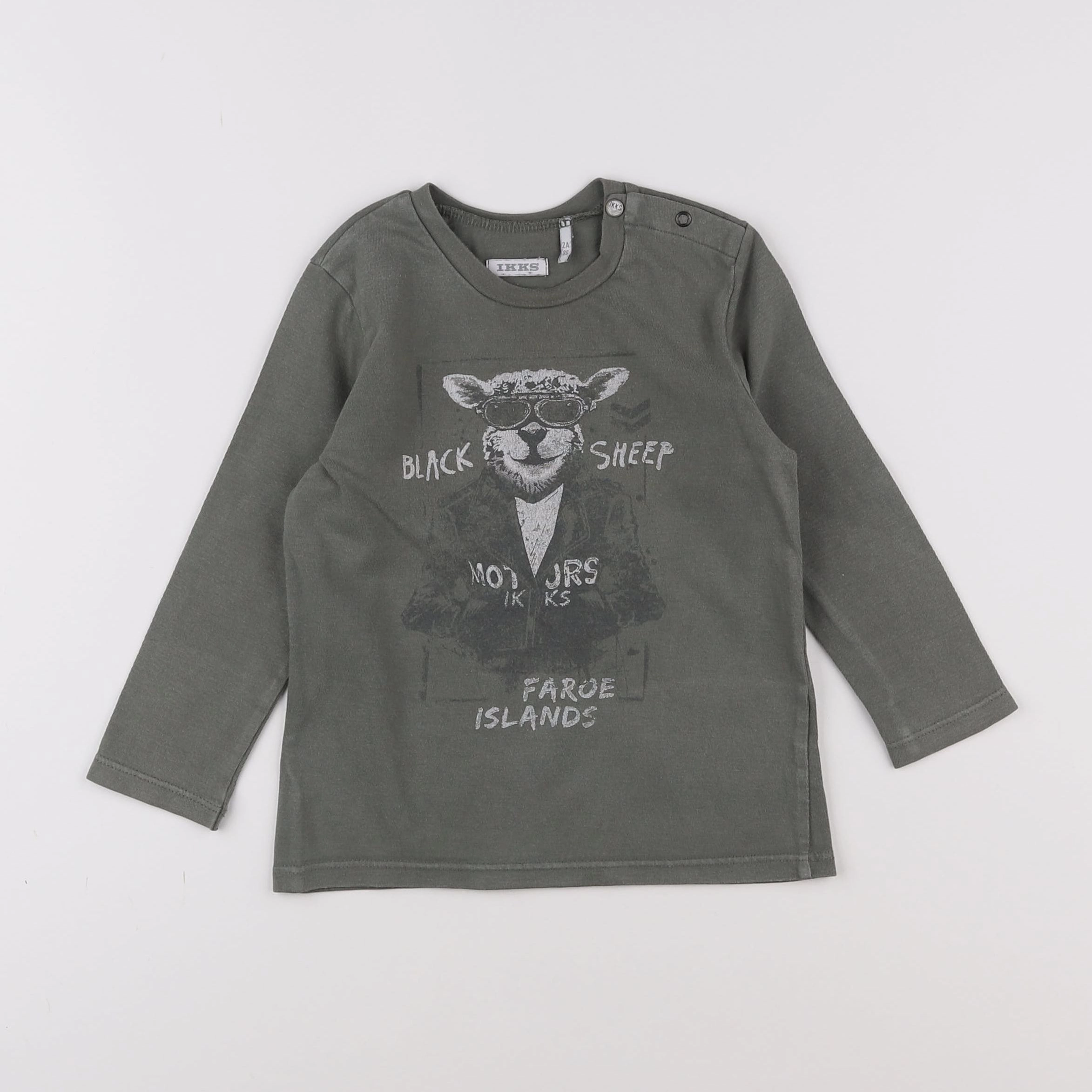 IKKS - tee-shirt vert - 2 ans