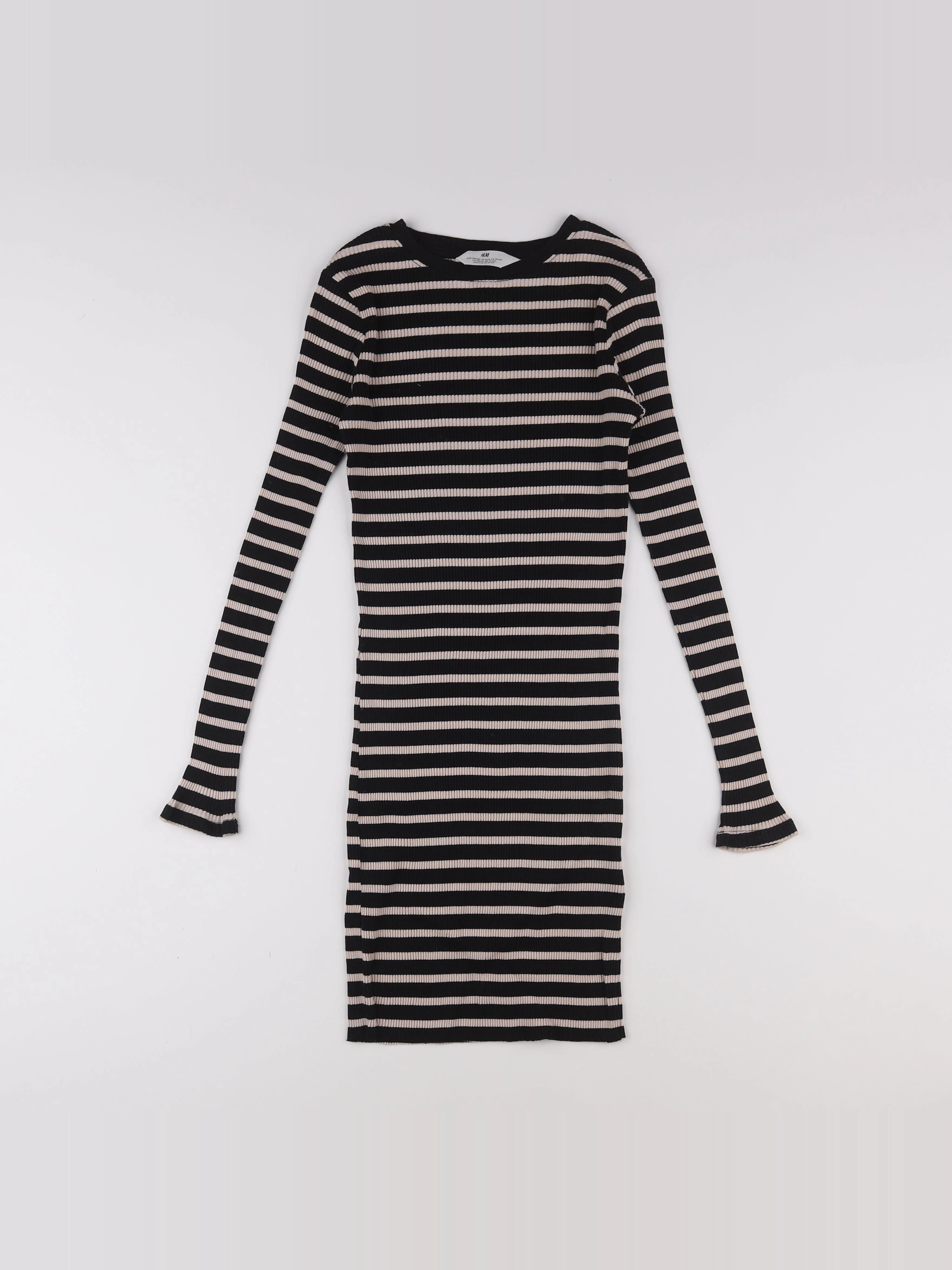 H&M - robe noir - 10/12 ans